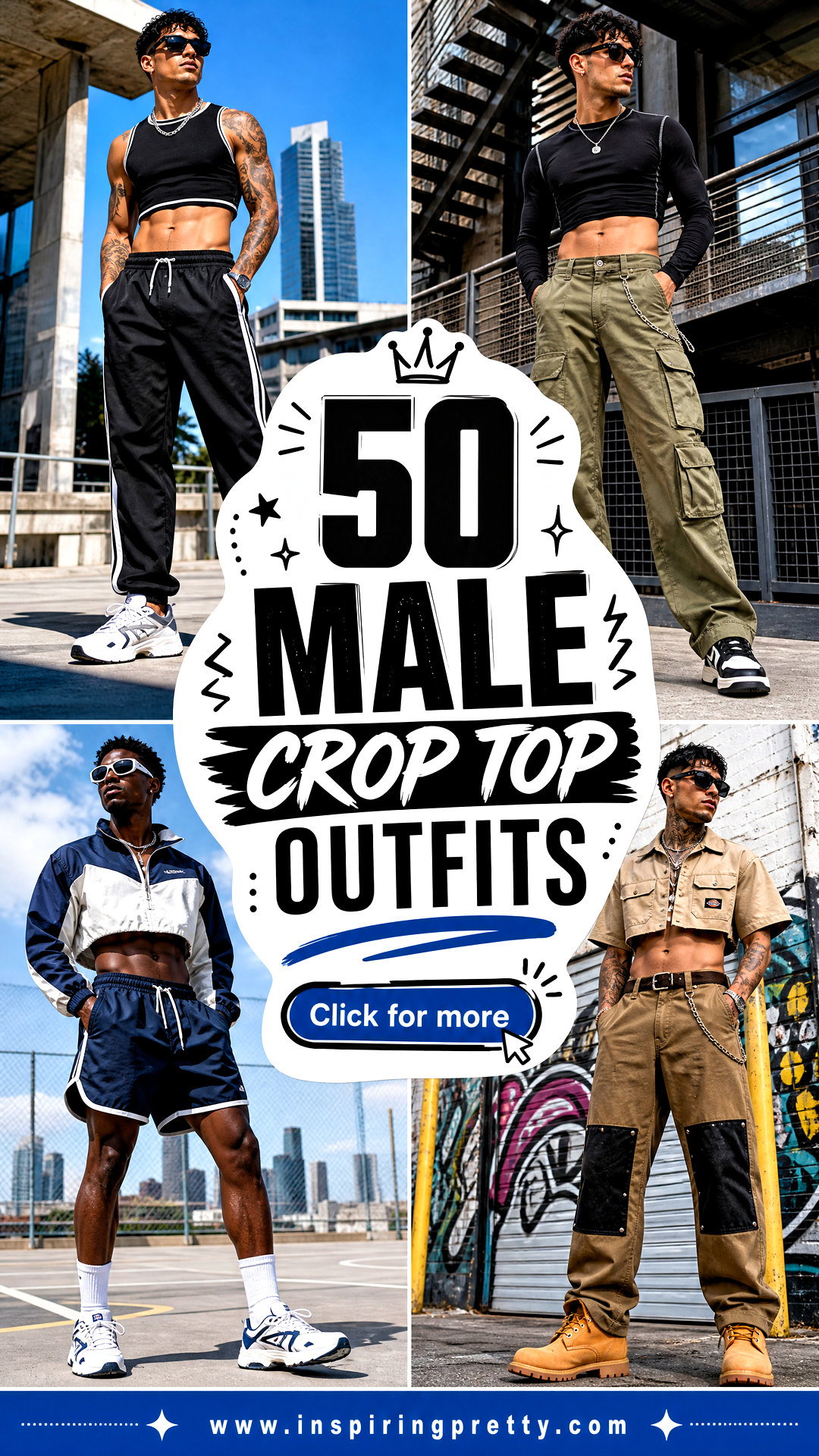 50 Male Crop Top Outfits for Bold Confident Summer Style - 50 Male Crop Top Outfits for Bold, Confident Summer Style