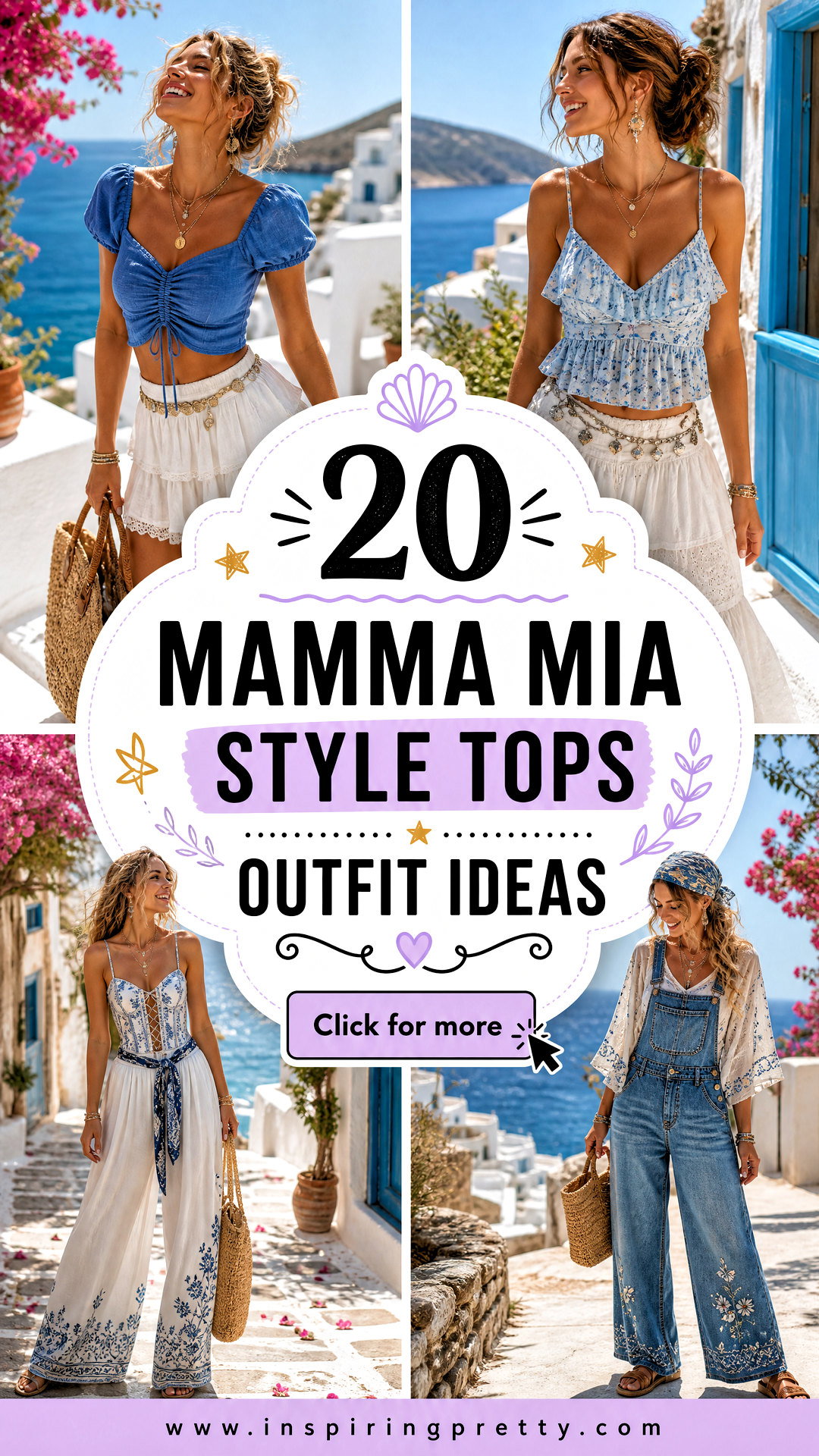 20 Mamma Mia Style Tops Outfit Ideas for a Dreamy Summer - 20 Mamma Mia Style Tops Outfit Ideas for a Dreamy Summer