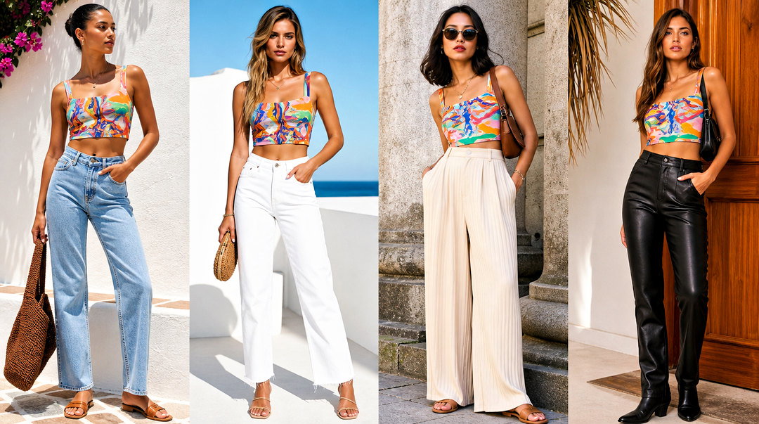 20 Mara Hoffman Crop Top Outfit Ideas for a Bold Summer