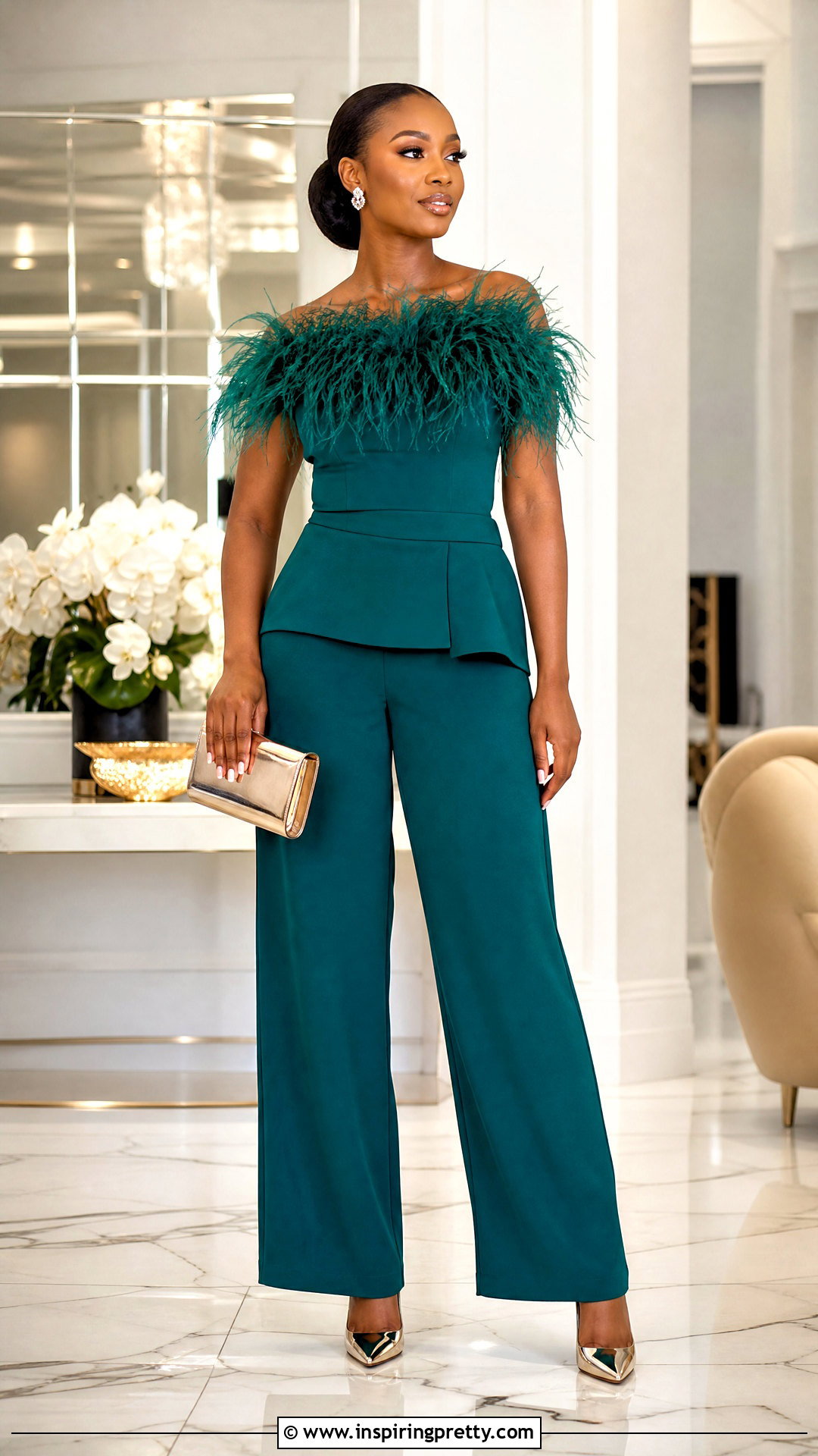 Marabou Top With Matching Pants - 20 Marabou Top outfit ideas