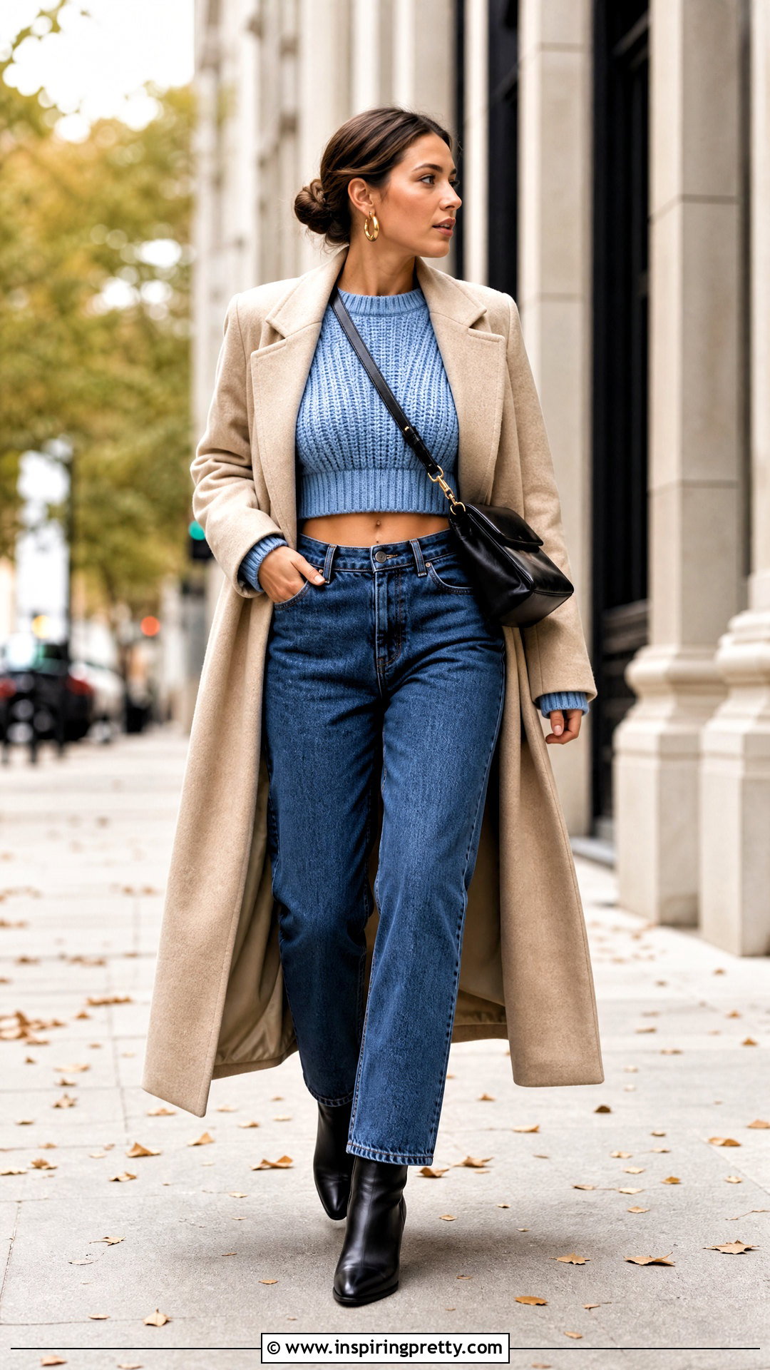 Marc Jacobs Crop Sweater With High Waisted Jeans - 25 marc jacobs tops outfit ideas