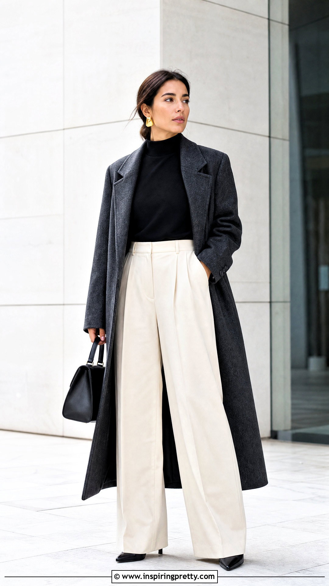 Marc Jacobs Mock Neck Top With Wide Leg Pants - 25 marc jacobs tops outfit ideas