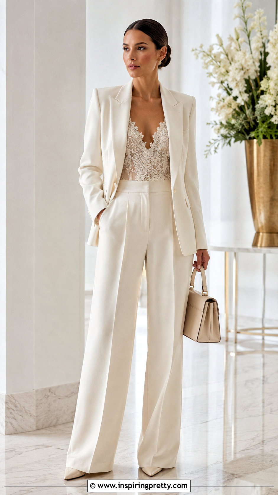 Marciano Beaded Lace Top With Matching Suit - 20 marciano beaded lace top outfit ideas