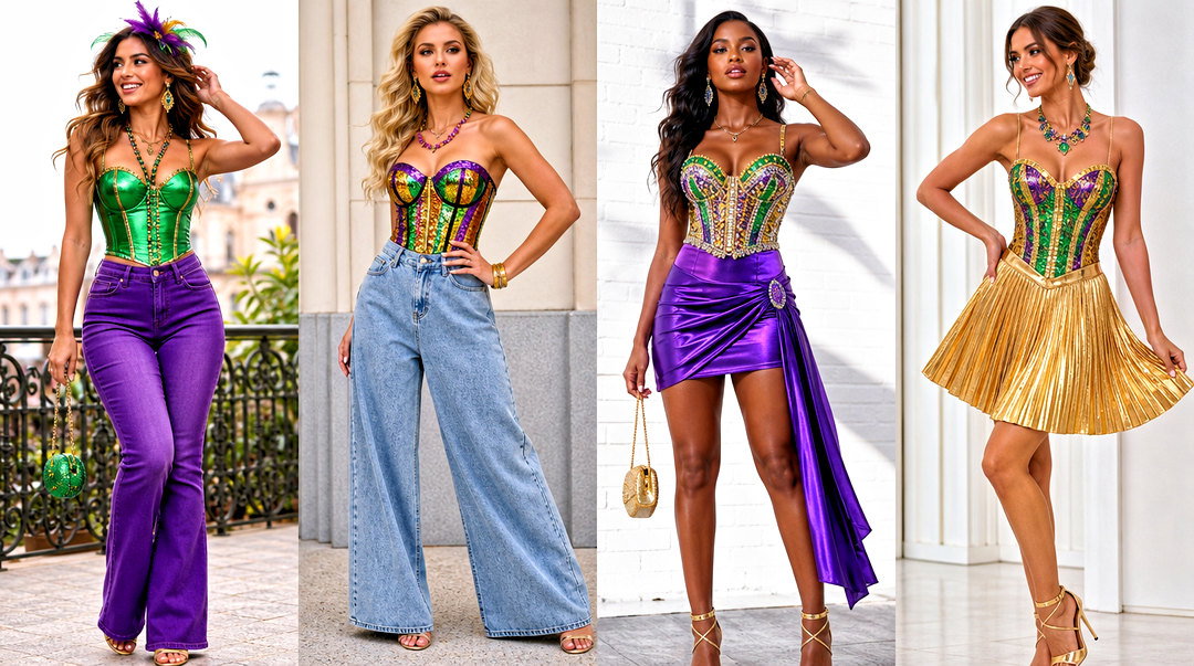 25 Mardi Gras Corset Tops for Dazzling Carnival Party Style