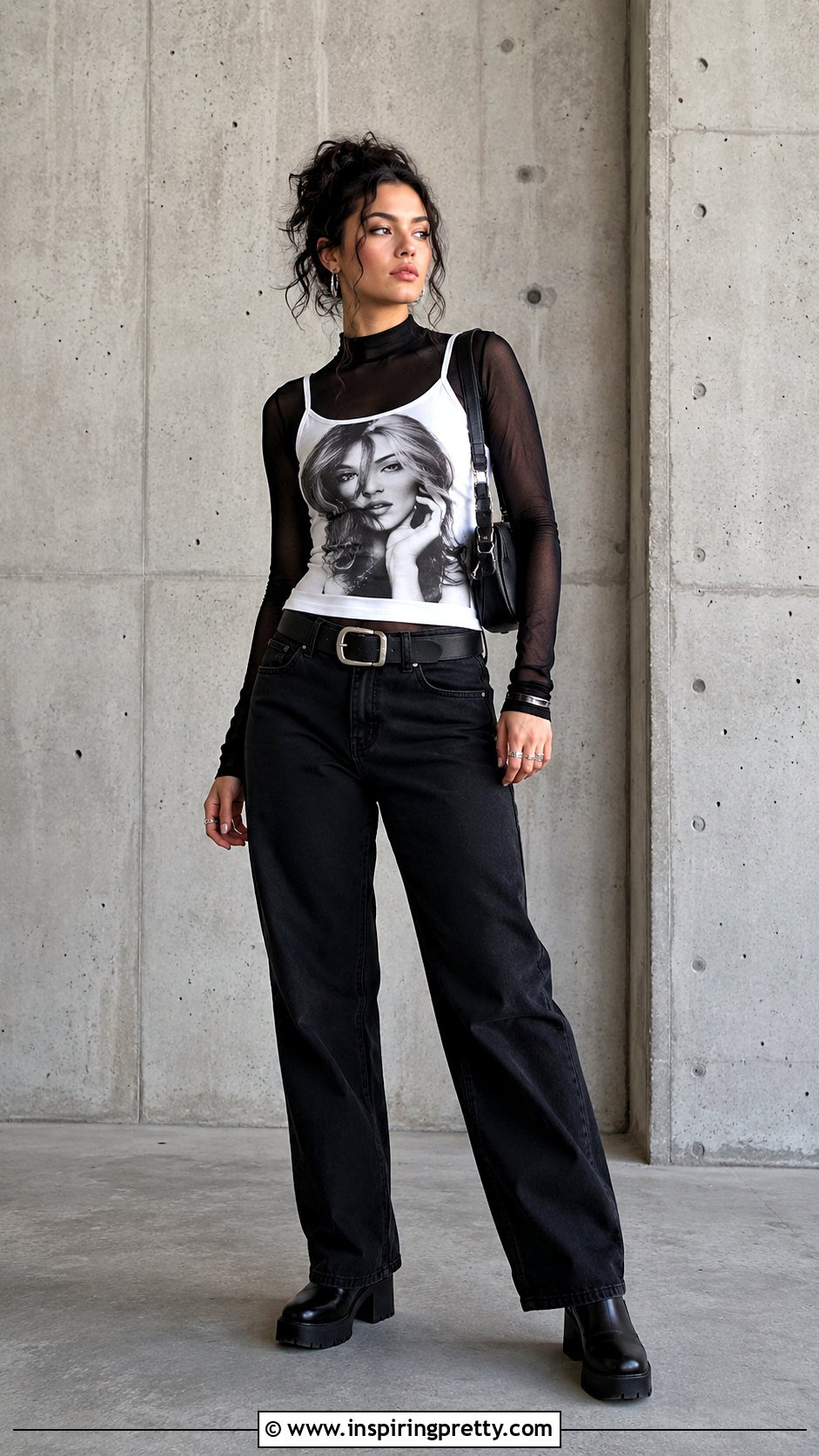 Mariah Carey Tank Top Over A Mesh Top - 20 Mariah Carey Tank Top outfit ideas