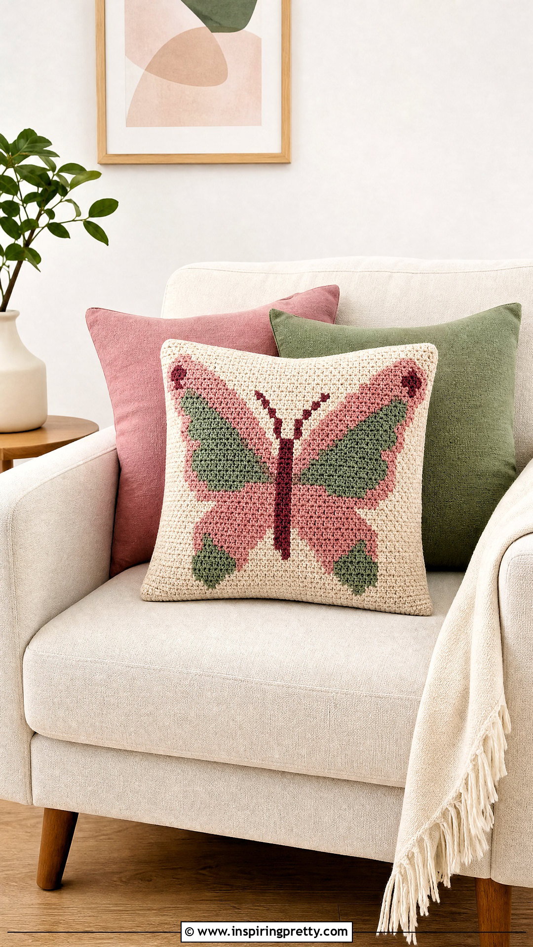 Mariposa Crochet Butterfly Cushion Cover - 50 top mariposa crochet ideas