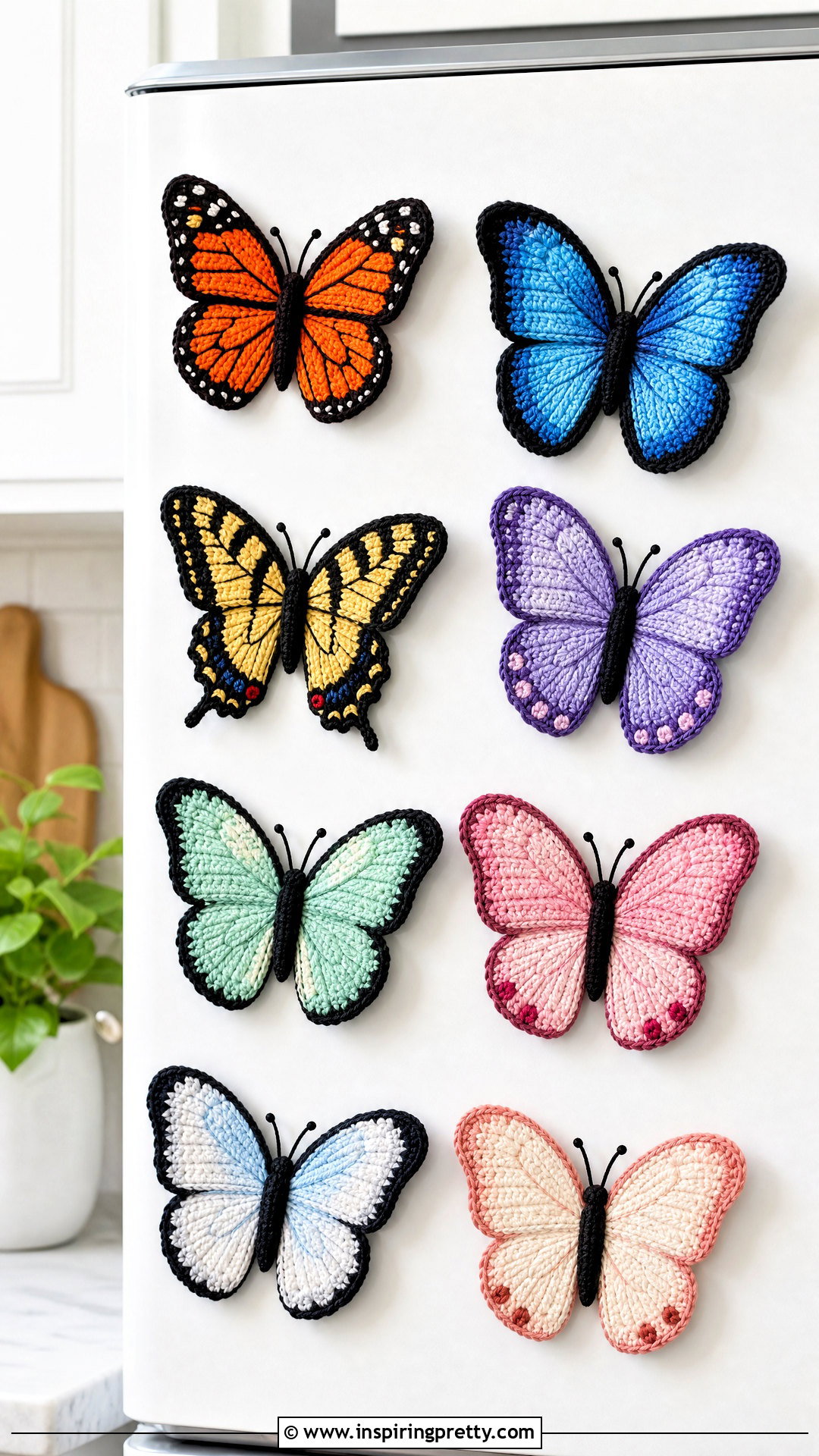 Mariposa Crochet Butterfly Magnet - 50 top mariposa crochet ideas