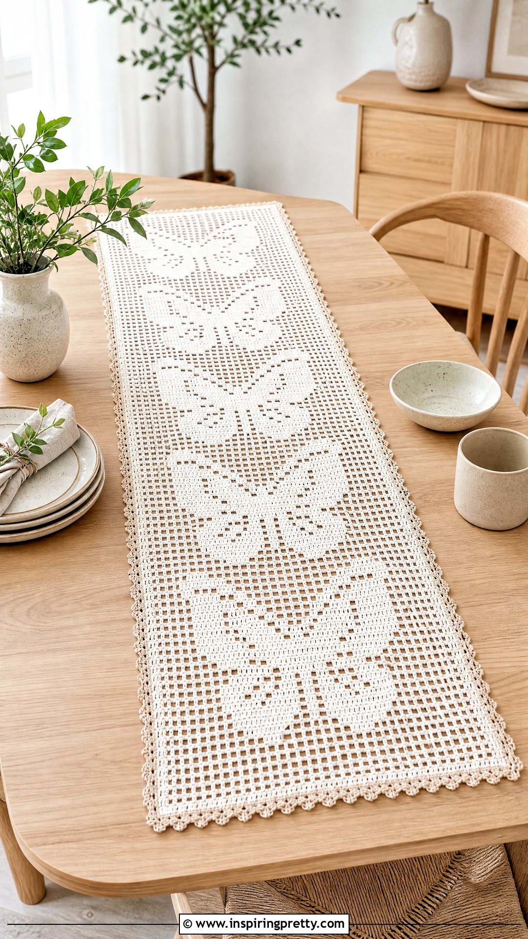 Mariposa Crochet Butterfly Table Runner - 50 top mariposa crochet ideas