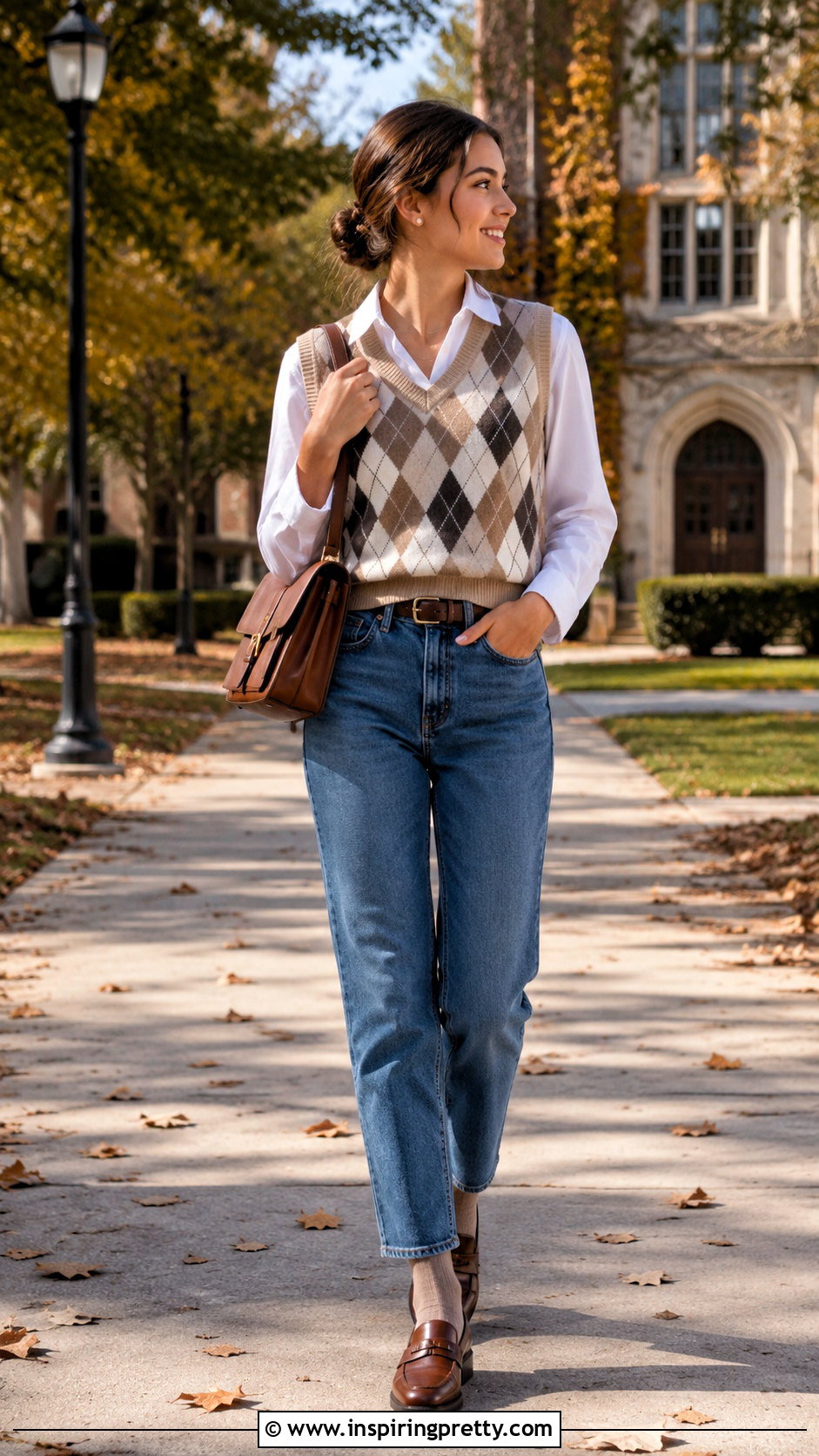 Marshalls Sweater Vest With Button Down Shirt - 20 marshalls tops outfit ideas