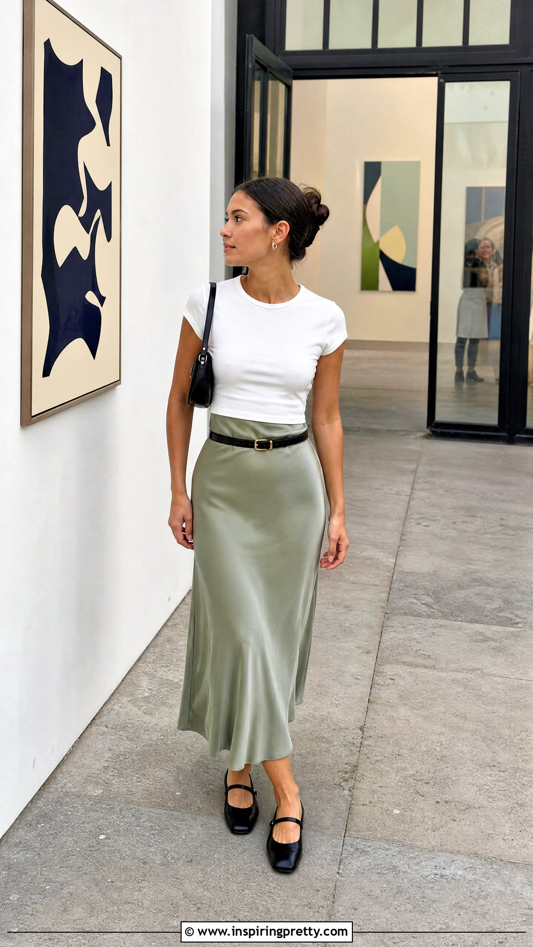 Mary Jane Crop Top With Slip Dress - 20 Mary Jane Crop Top outfit ideas