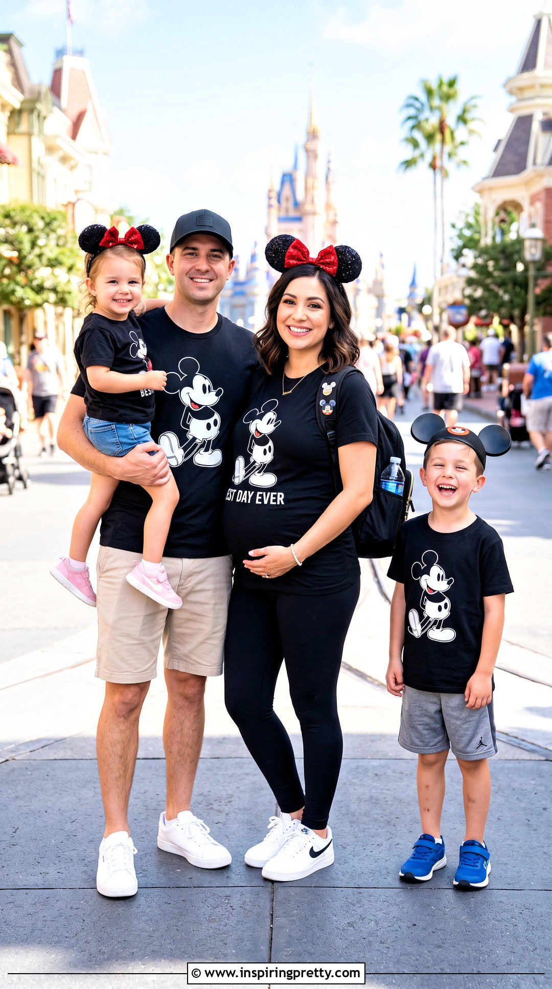 Matching Family Disney Maternity Top Outfit - 20 disney maternity top outfit ideas