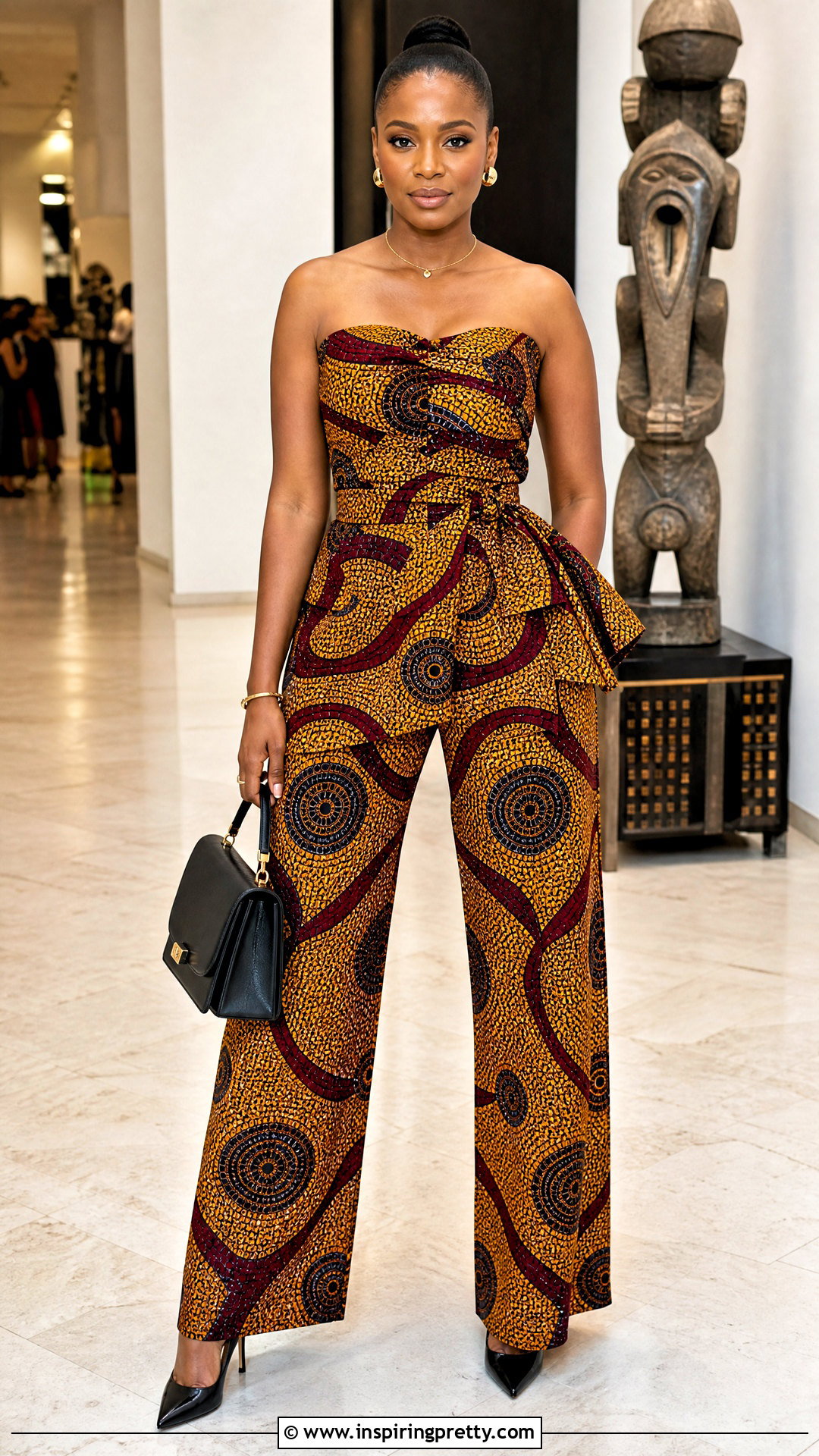 Matching Kitenge Top And Pants Outfit - 50 kitenge tops outfit ideas