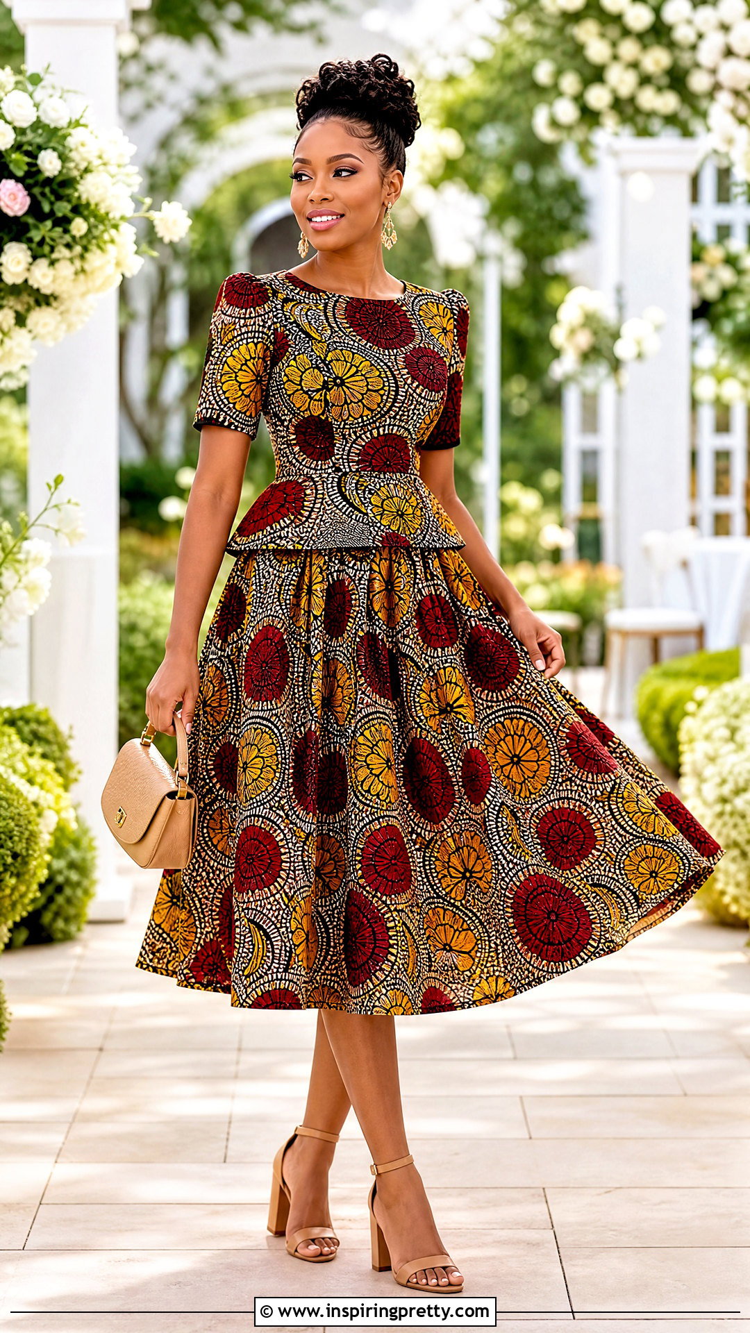Matching Kitenge Top And Skirt Outfit - 50 kitenge tops outfit ideas