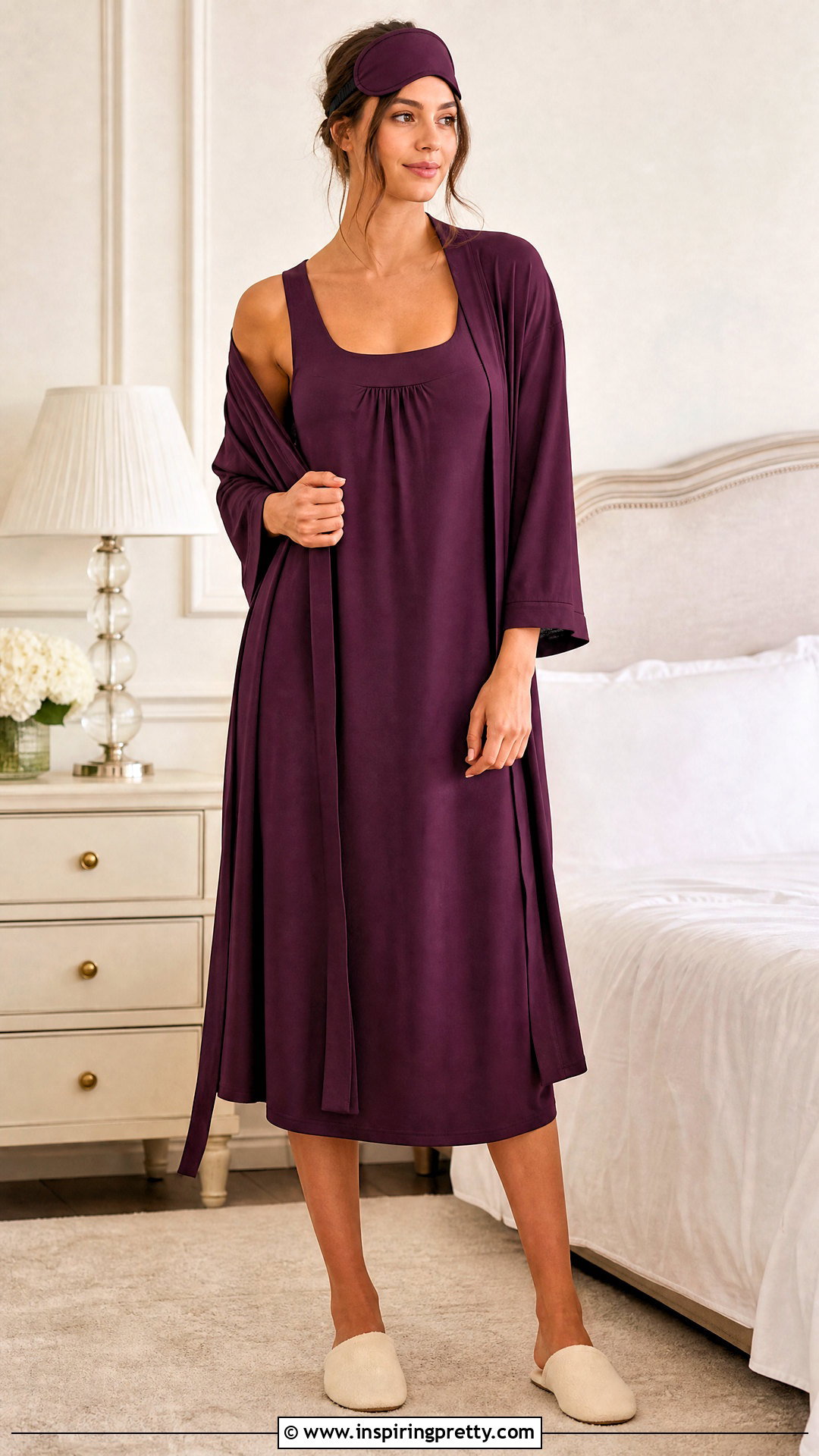 Matching Tank Top Nightgown And Robe Set - 25 Tank Top Nightgown ideas