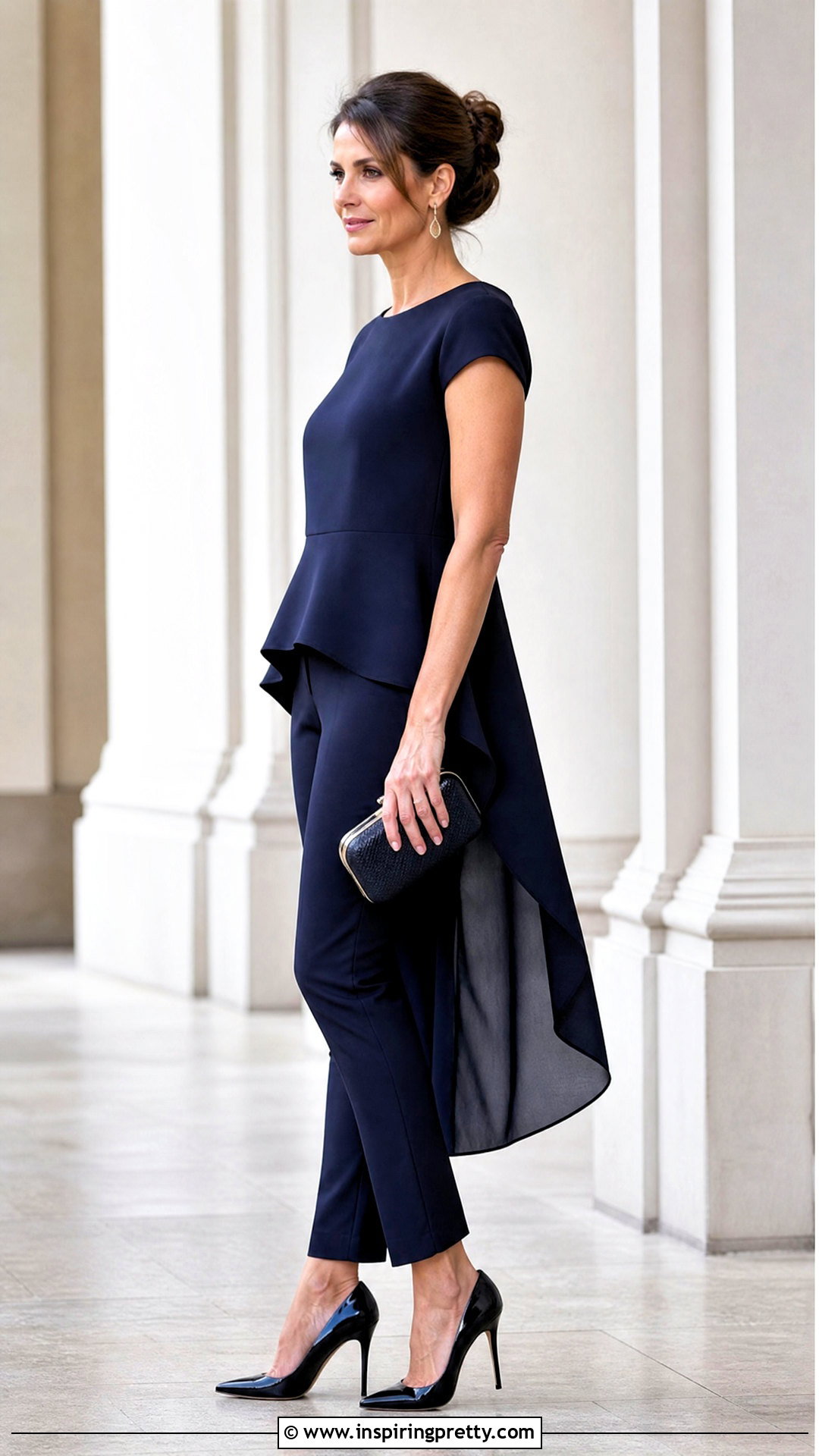 Material Trouser And High Low Top - 50 material trouser and top for ladies