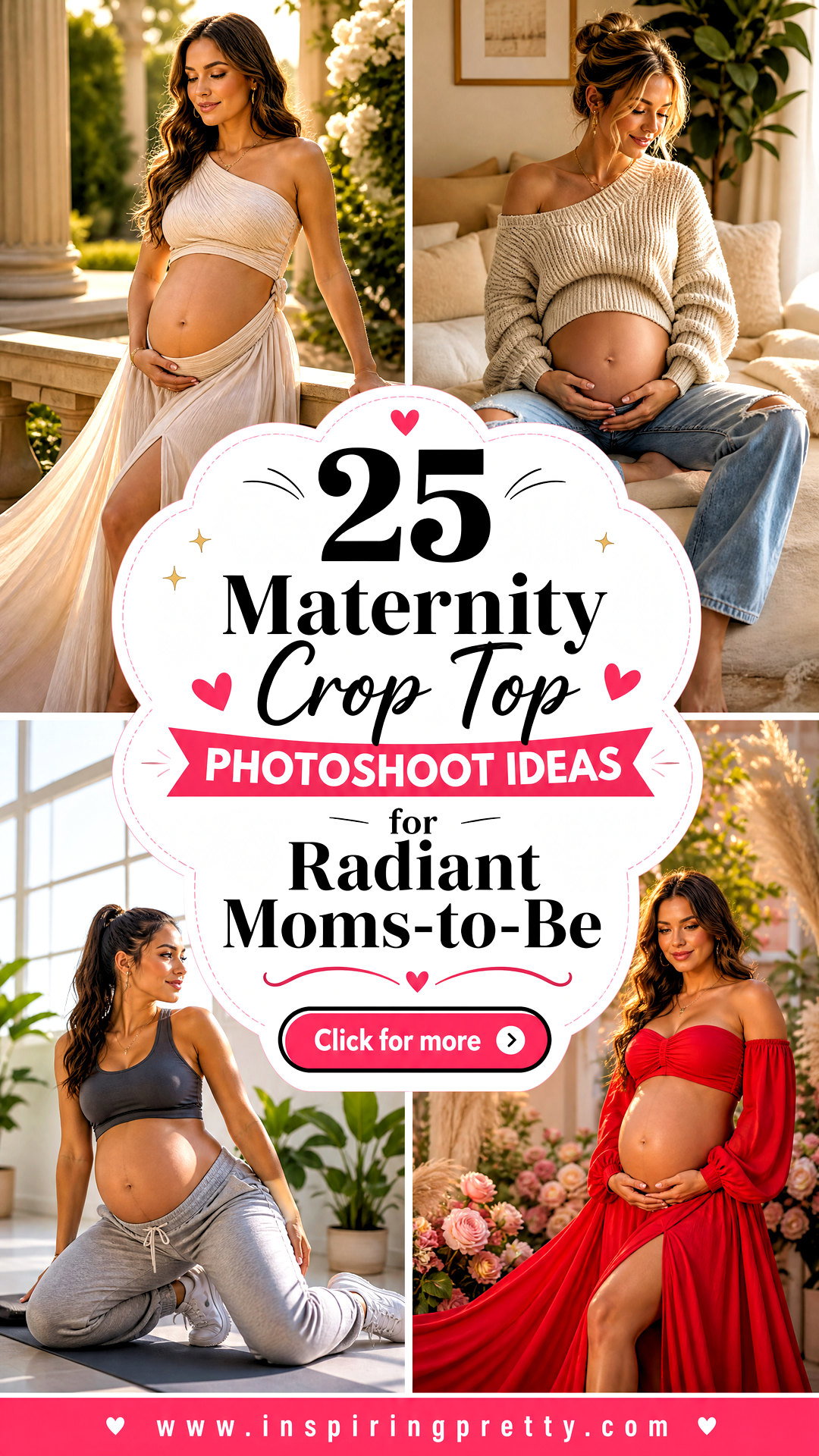 25 Maternity Crop Top Photoshoot Ideas for Radiant Moms-to-Be - 25 Maternity Crop Top Photoshoot Ideas for Radiant Moms-to-Be