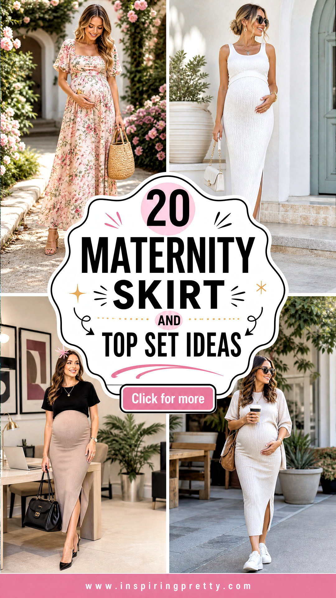 20 Maternity Skirt and Top Set Ideas for Chic Moms-to-Be - 20 Maternity Skirt and Top Set Ideas for Chic Moms-to-Be