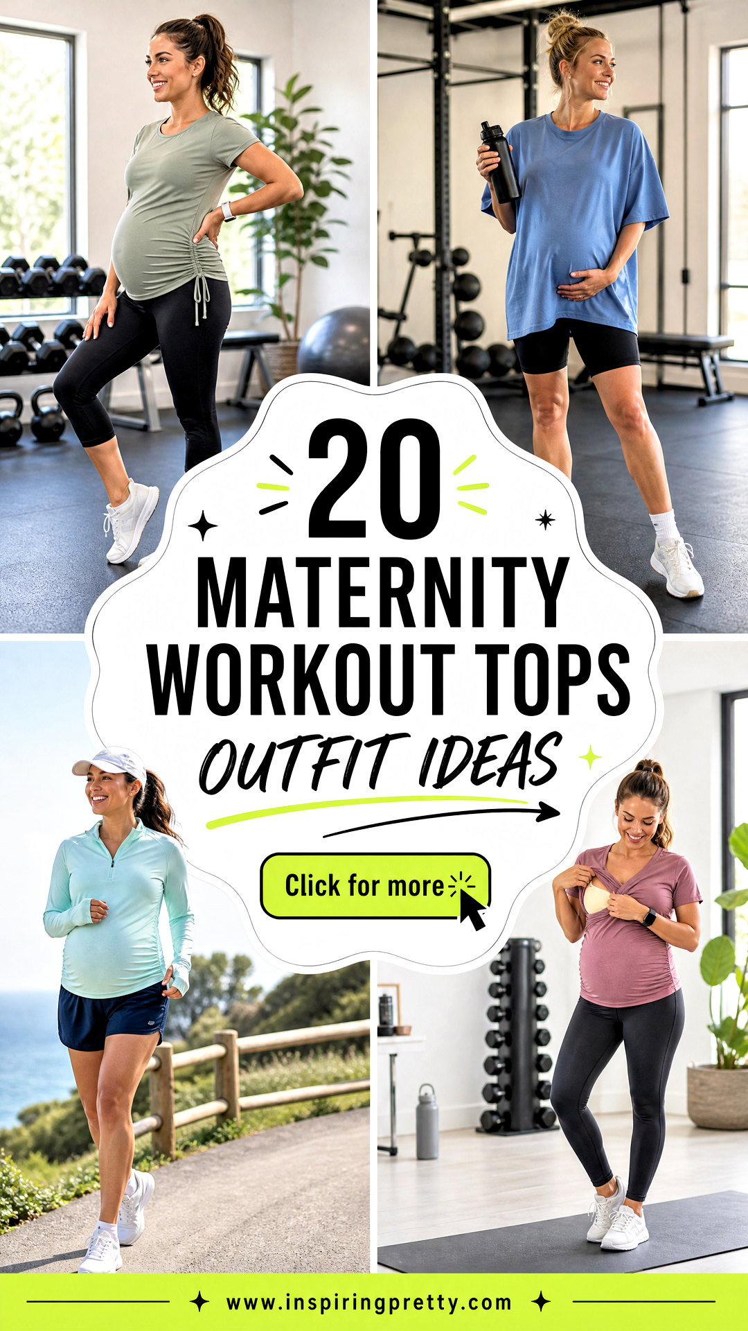 20 Maternity Workout Tops Outfit Ideas for Active Moms Who Move - 20 Maternity Workout Tops Outfit Ideas for Active Moms Who Move