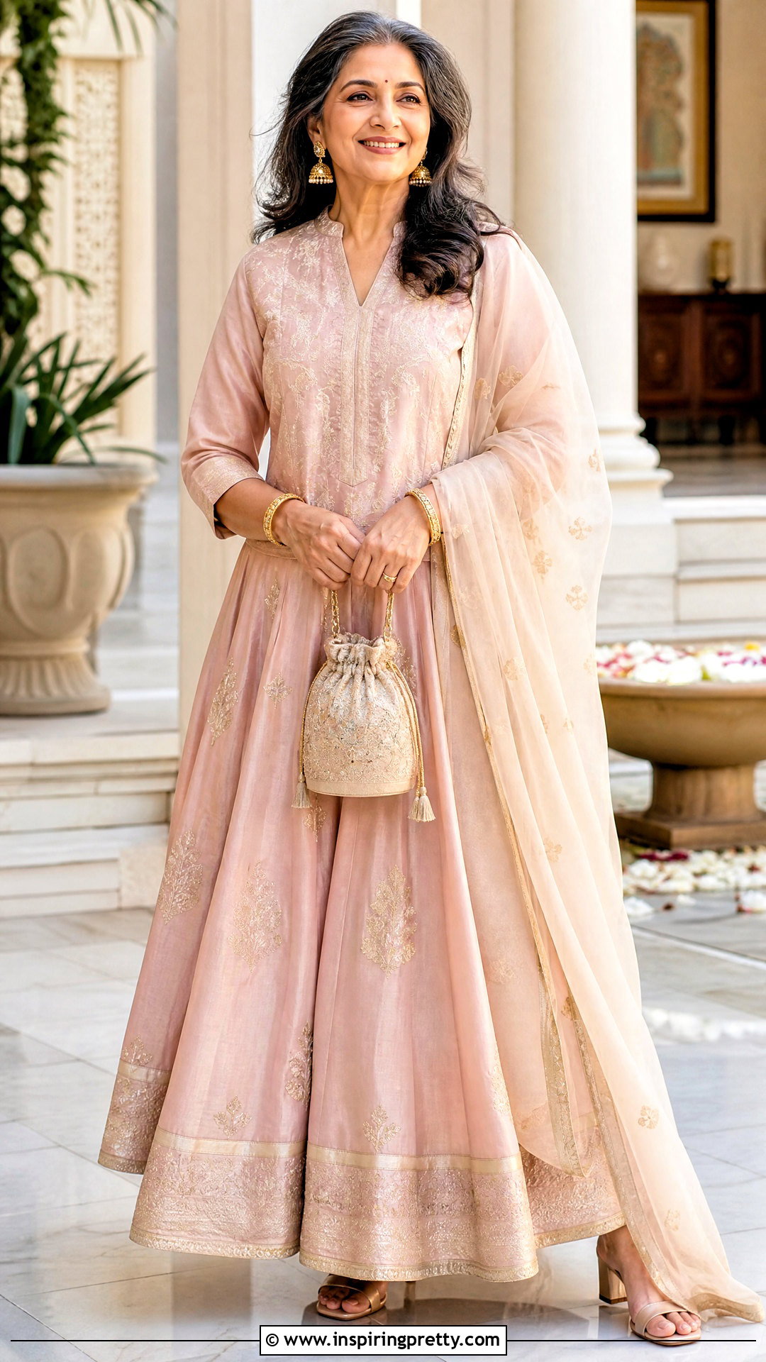 Mature Women Ethnic Skirt And Blouse Outfit - 50 ethnic skirt and top outfit ideas