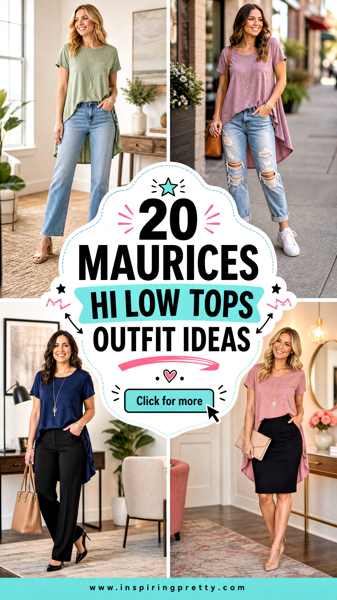 20 Maurices Hi Low Tops Outfit Ideas for Easy Layered Looks - 20 Maurices Hi Low Tops Outfit Ideas for Easy Layered Looks