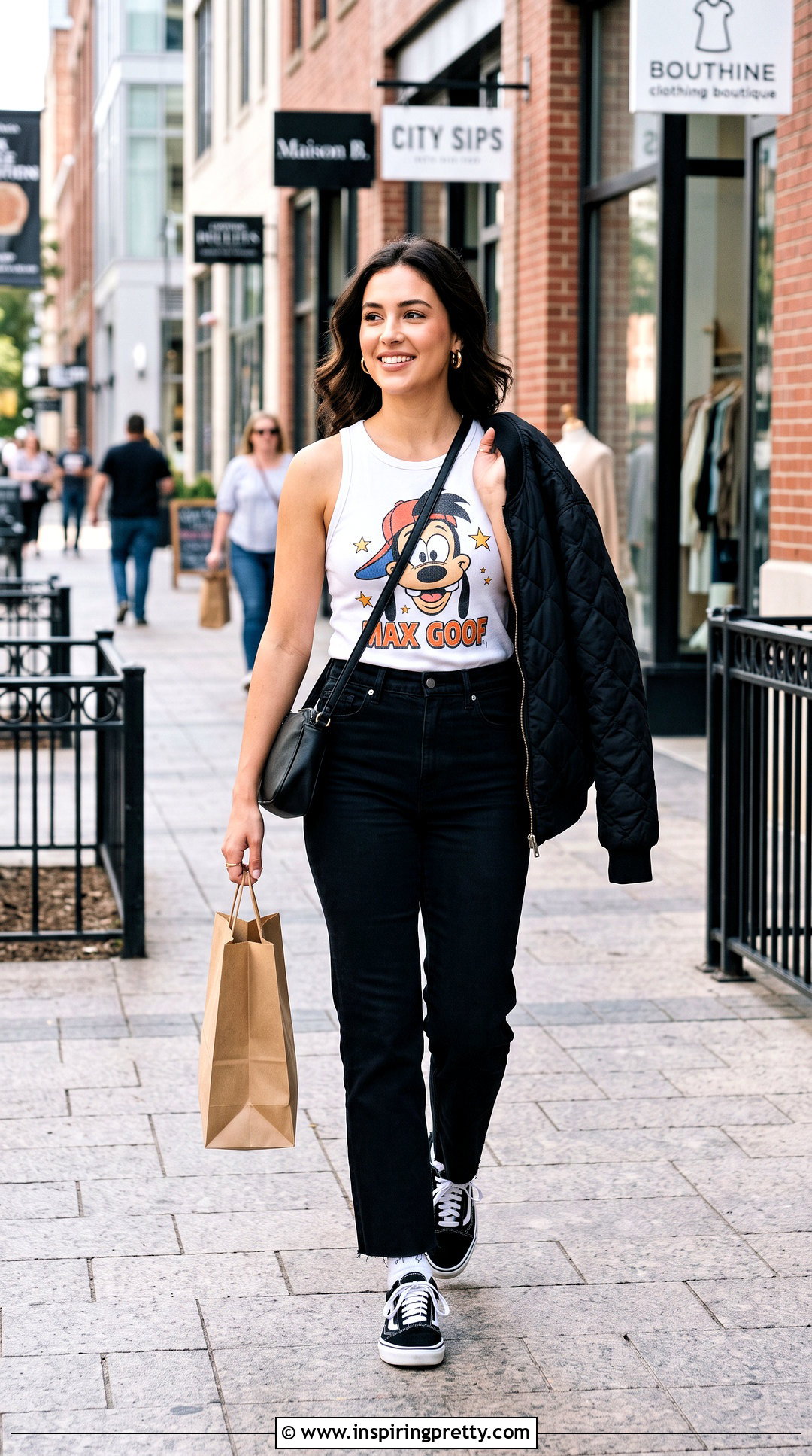 Max Goof Tank Top With Black Jeans - 20 Max Goof Tank Top outfit ideas
