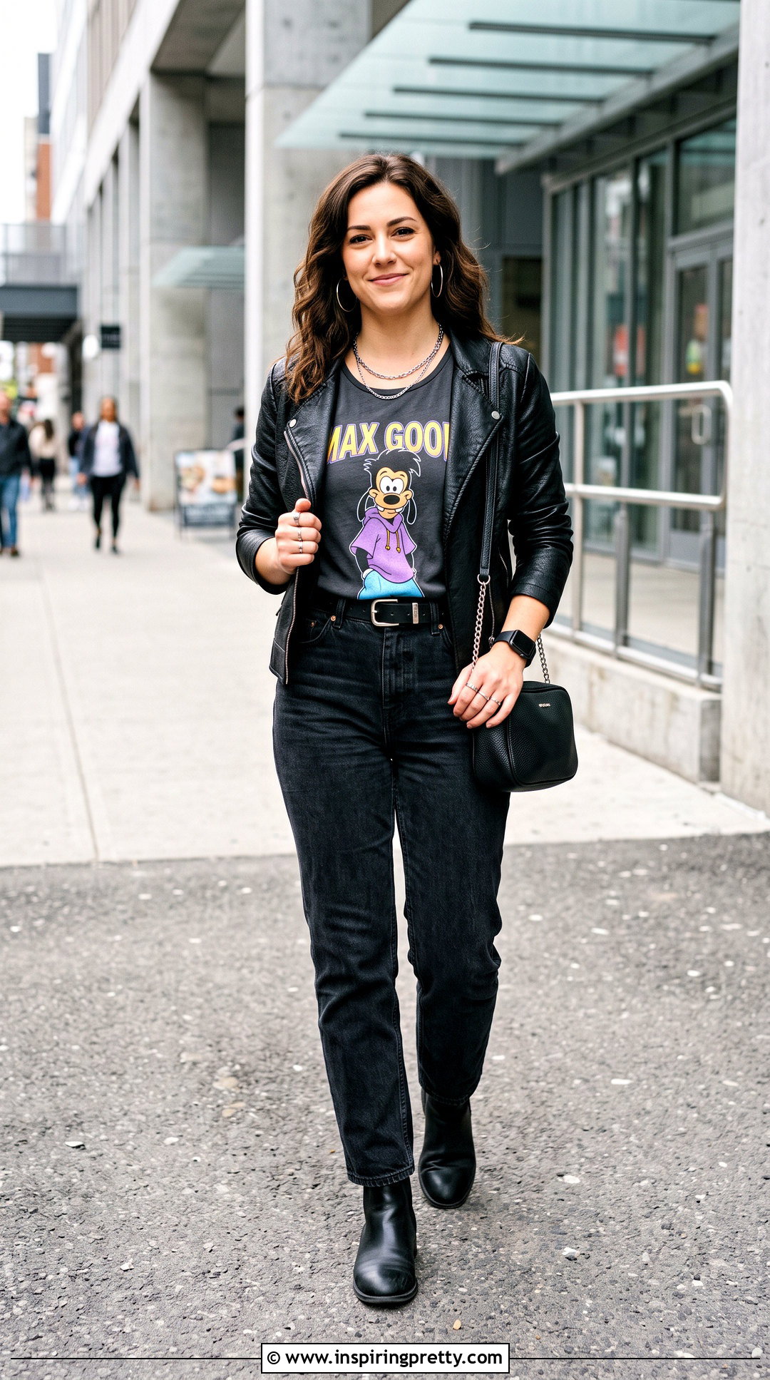 Max Goof Tank Top With Leather Jacket - 20 Max Goof Tank Top outfit ideas