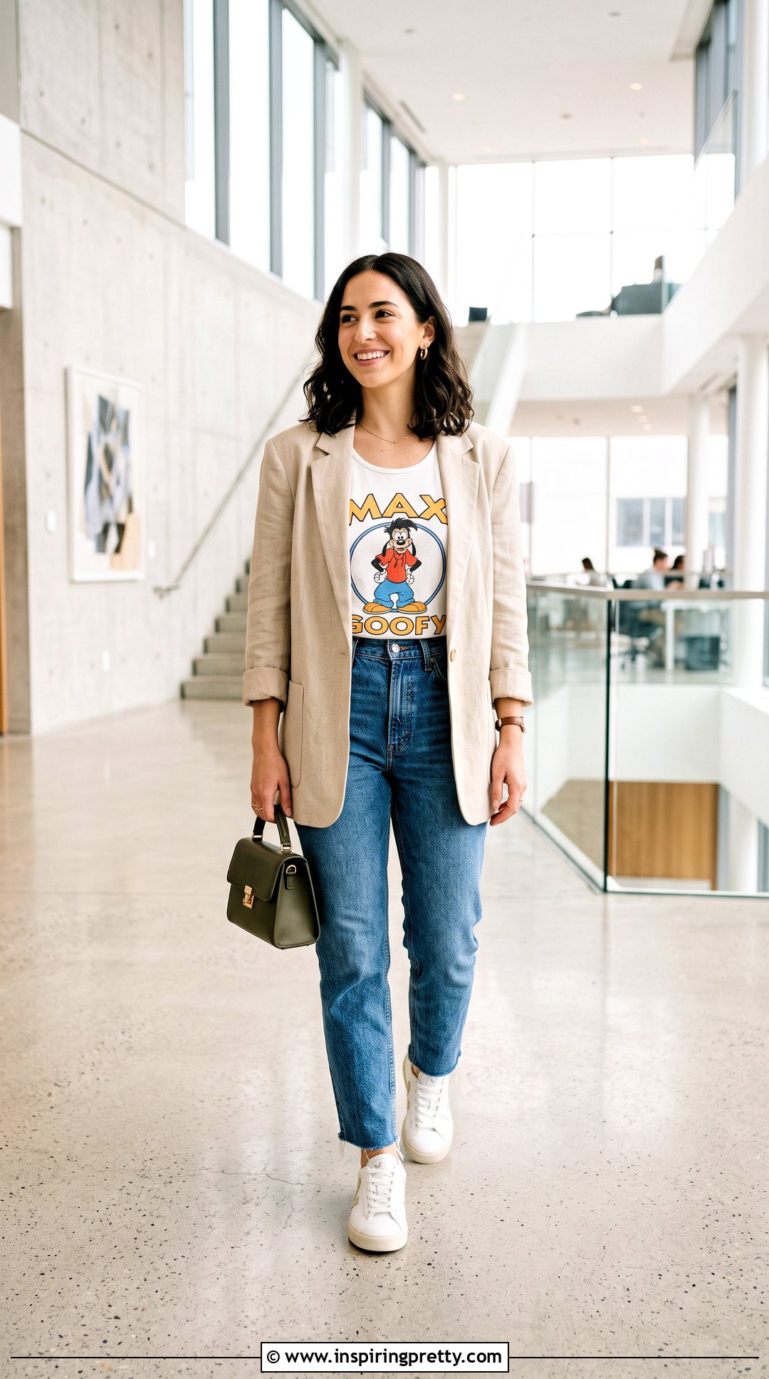 Max Goof Tank Top With Oversized Blazer - 20 Max Goof Tank Top outfit ideas