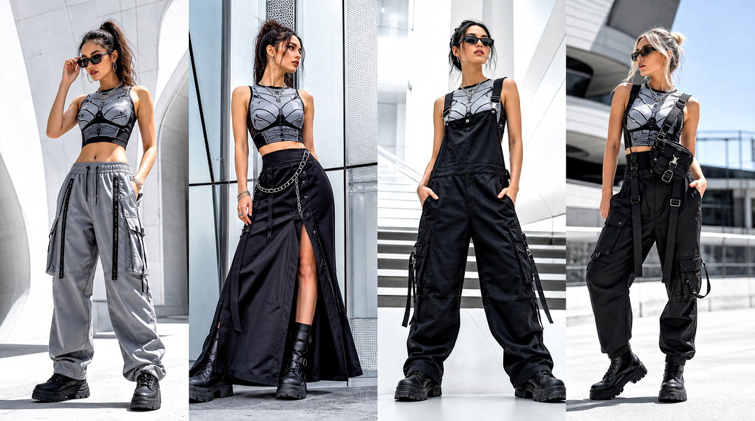 20 Mecha Crop Top Outfit Ideas for Bold Anime-Inspired Looks