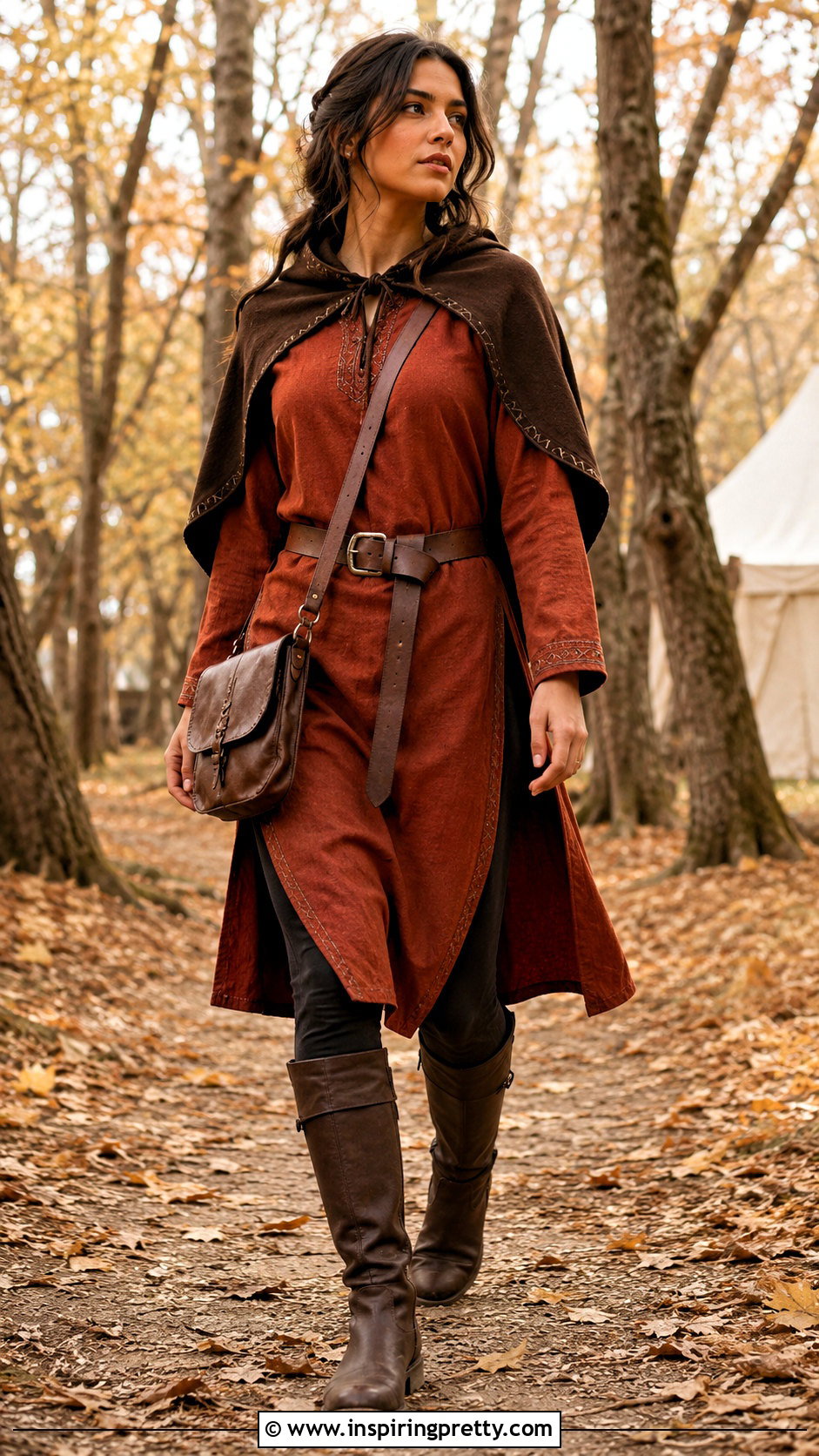 Medieval Tunic Top With Leggings - 25 Medieval Style Tops outfit ideas