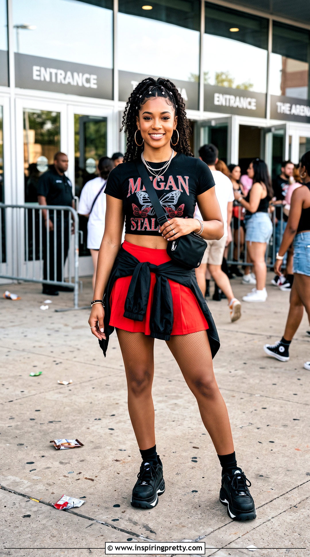 Megan Thee Stallion Concert Crop Top And Skort Outfit - 25 megan thee stallion crop top outfit ideas