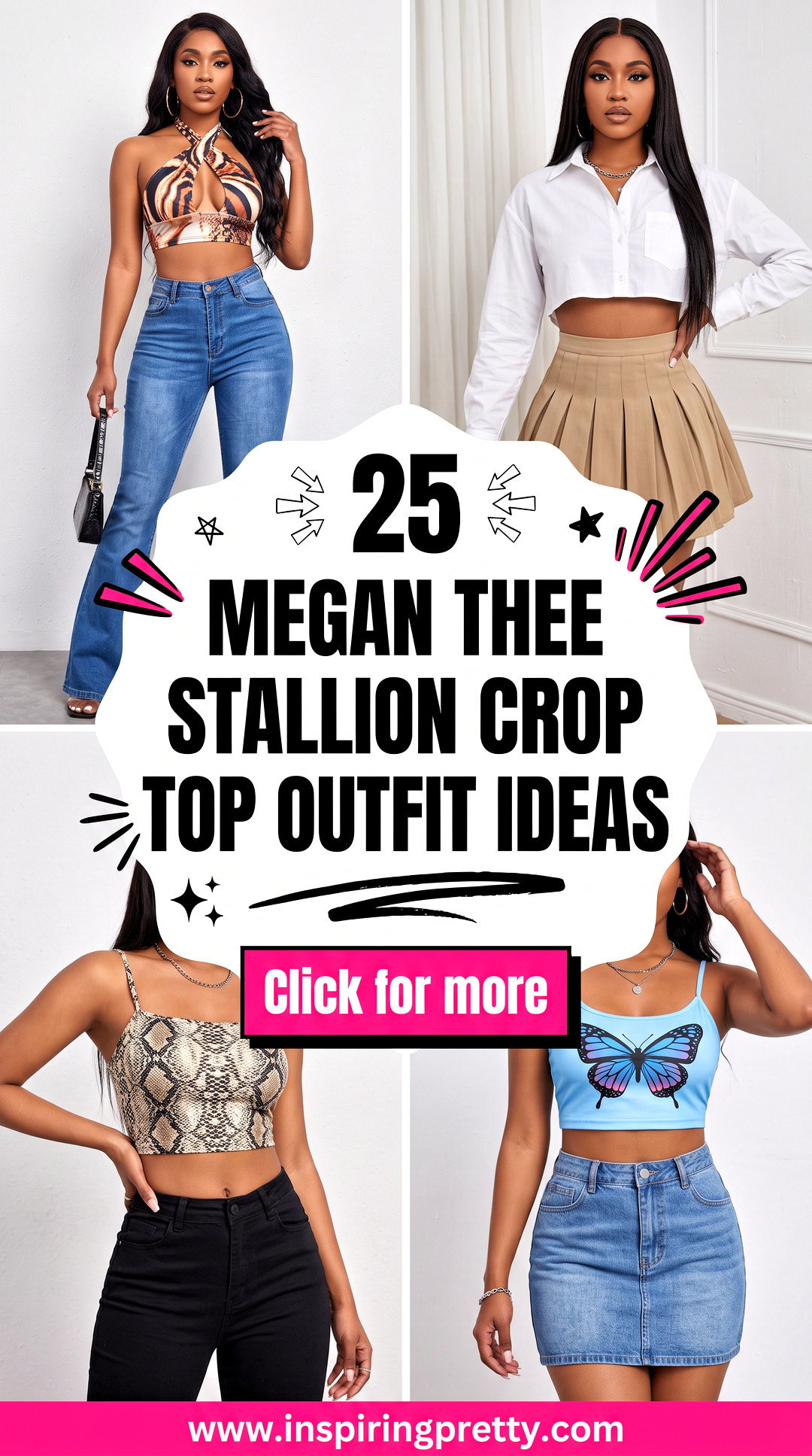 25 Megan Thee Stallion Crop Top Outfit Ideas to Recreate - 25 Megan Thee Stallion Crop Top Outfit Ideas to Recreate