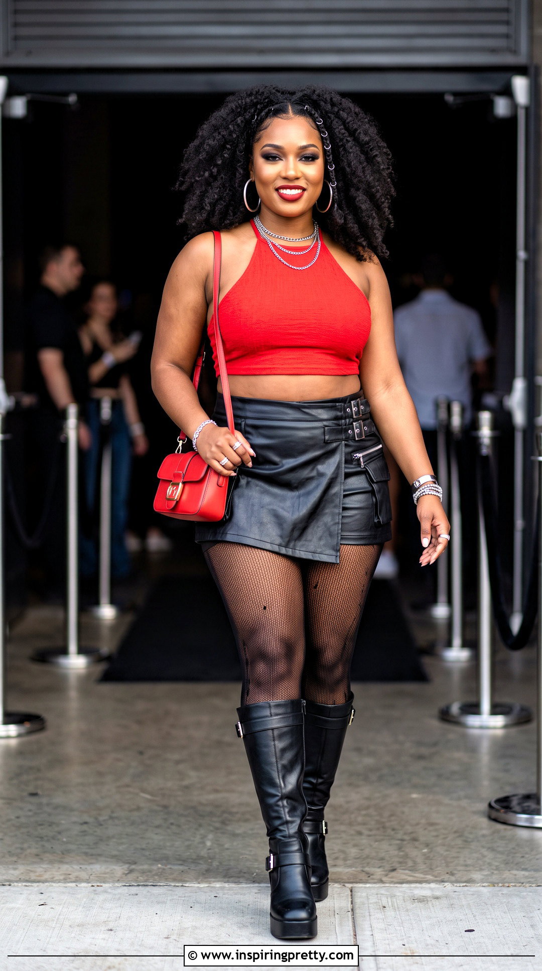 Megan Thee Stallion Red Crop Top And Black Mini Skirt Outfit - 25 megan thee stallion crop top outfit ideas