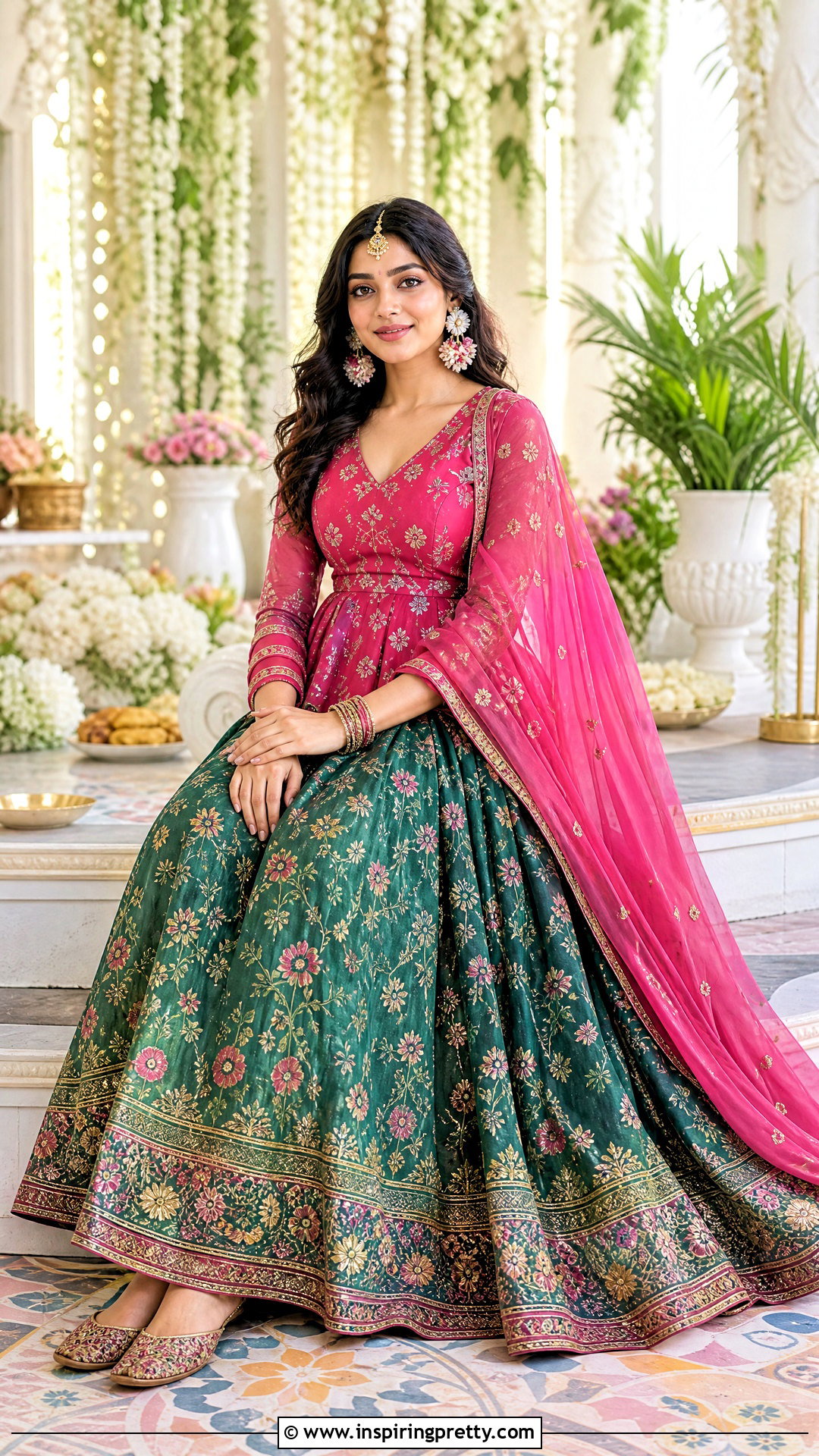 Mehndi Skirt Top Outfit - 50 skirt top indian outfit traditional ideas