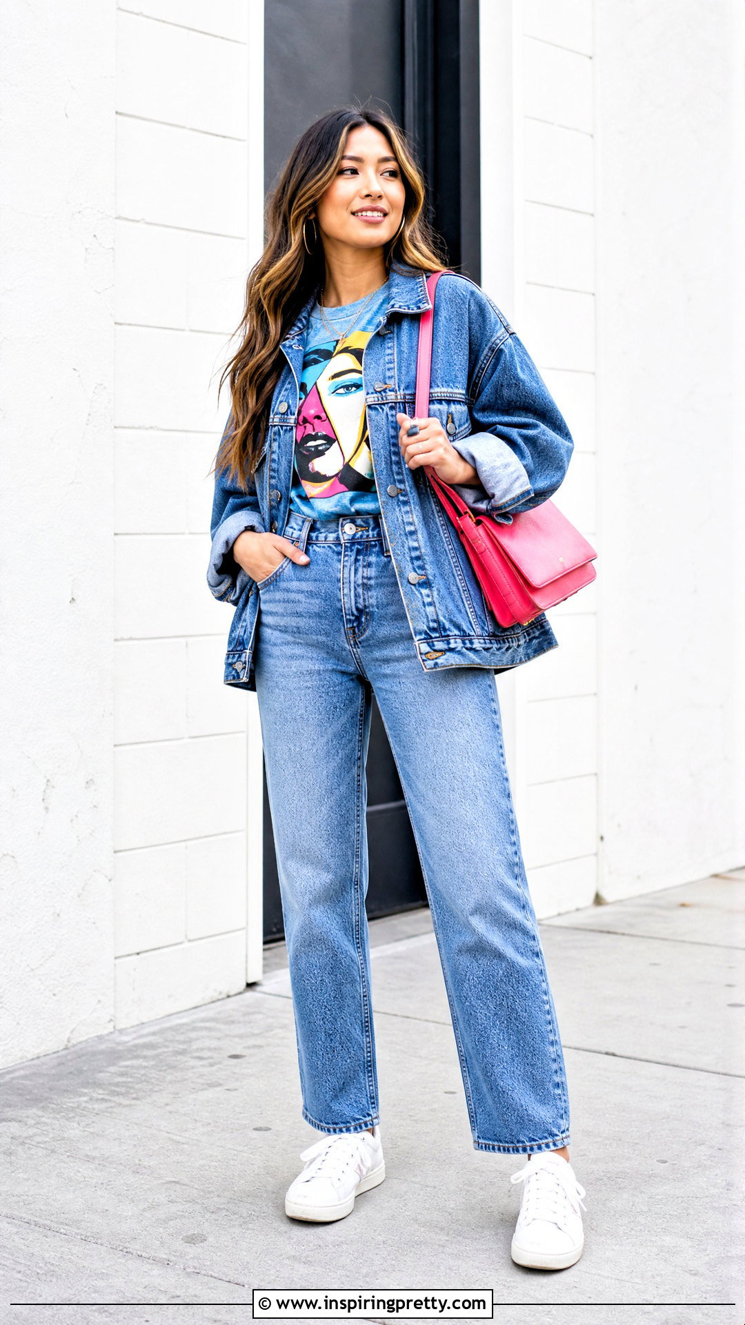 Meji Meji Top With Denim Jacket And Jeans - 25 meji meji top outfit ideas