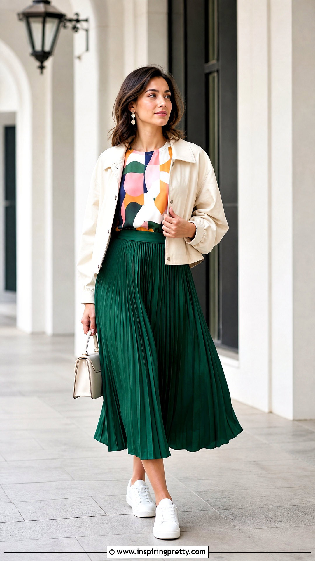 Meji Meji Top With Pleated Midi Skirt - 25 meji meji top outfit ideas