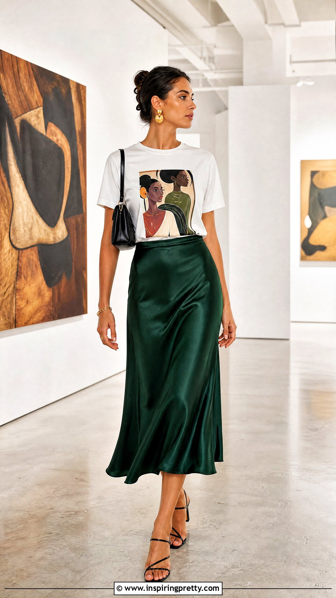 Meji Meji Top With Satin Midi Skirt - 25 meji meji top outfit ideas