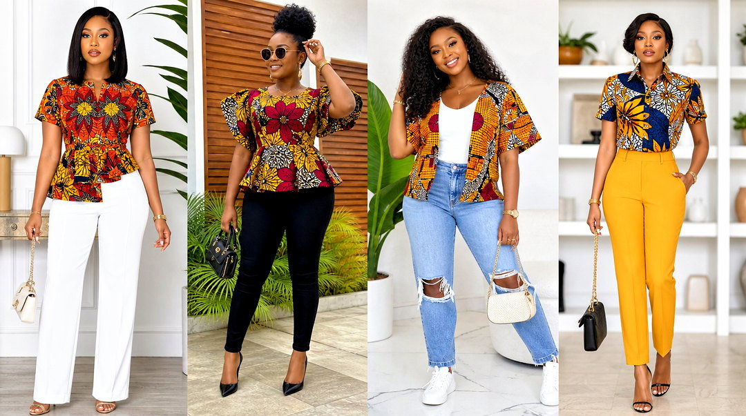 20 Men Ankara Top Outfit Ideas for Bold Modern Cultural Style