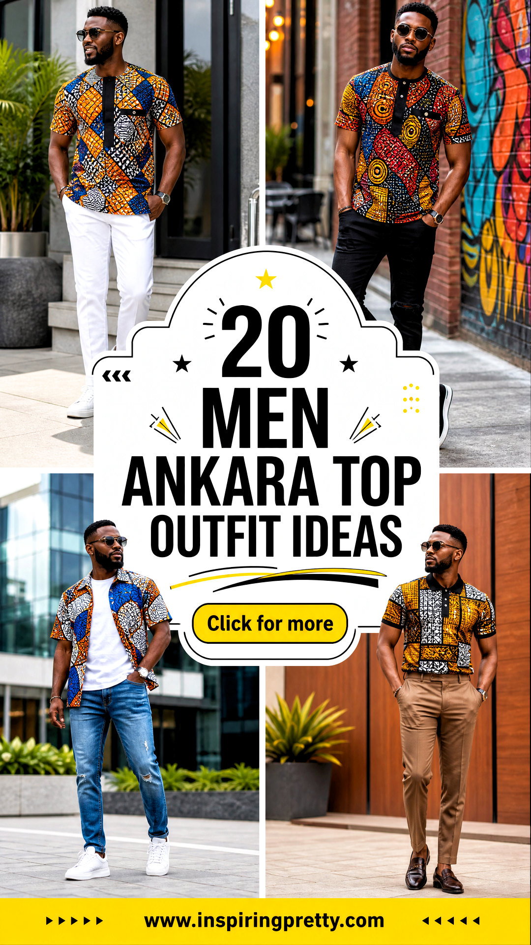 20 Men Ankara Top Outfit Ideas for Bold Modern Cultural Style - 20 Men Ankara Top Outfit Ideas for Bold Modern Cultural Style