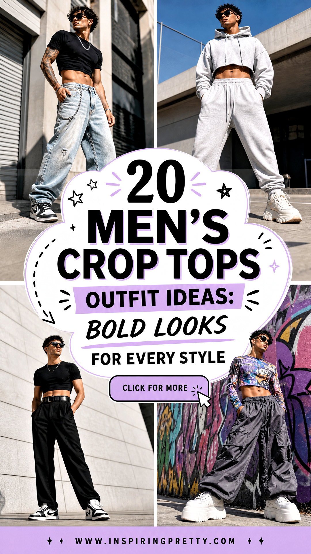 20 Mens Crop Tops Outfit Ideas Bold Looks for Every Style - 20 Men’s Crop Tops Outfit Ideas: Bold Looks for Every Style