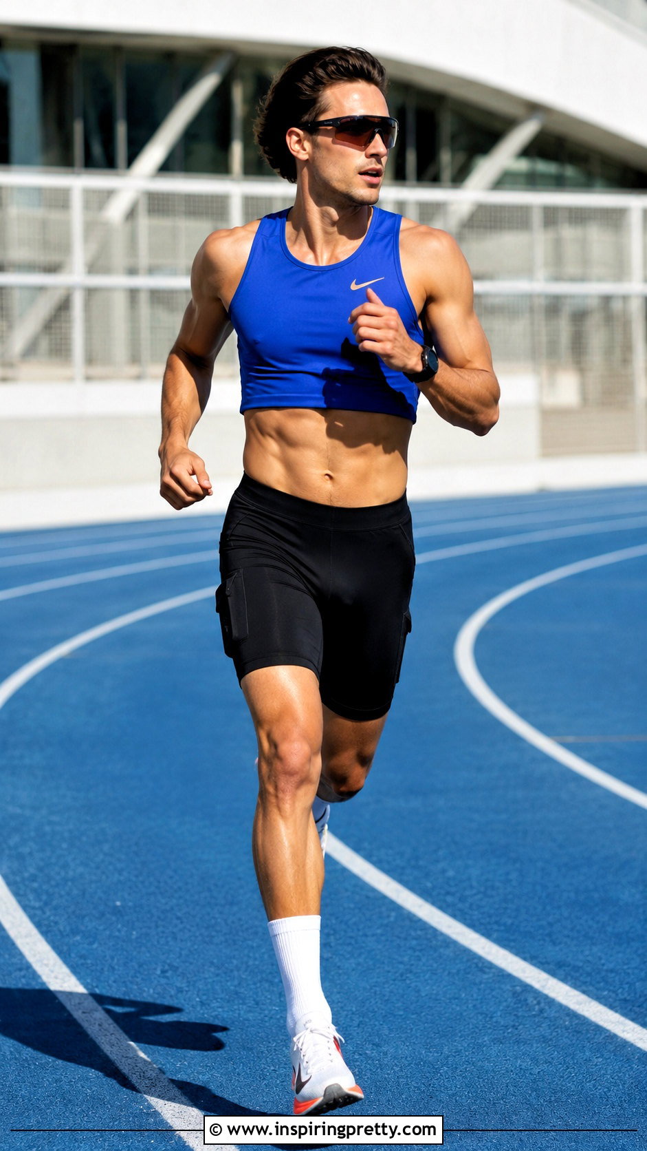 Mens Running Crop Top With Half Tights - 20 Mens Running Crop Tops