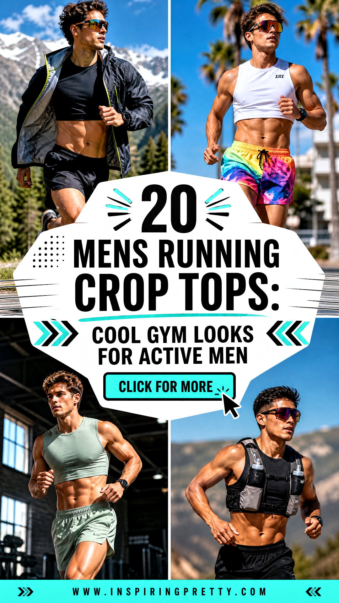 20 Mens Running Crop Tops Cool Gym Looks for Active Men - 20 Mens Running Crop Tops: Cool Gym Looks for Active Men