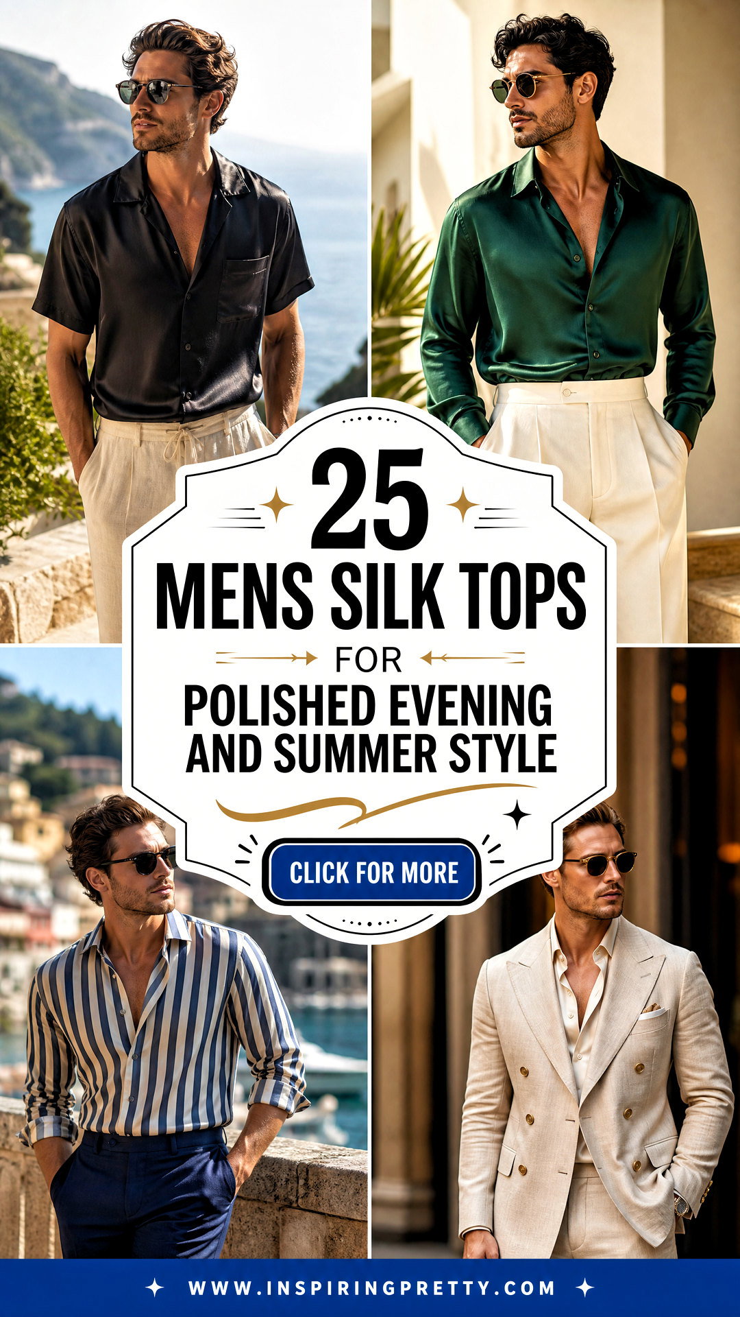 25 Mens Silk Tops for Polished Evening and Summer Style - 25 Mens Silk Tops for Polished Evening and Summer Style