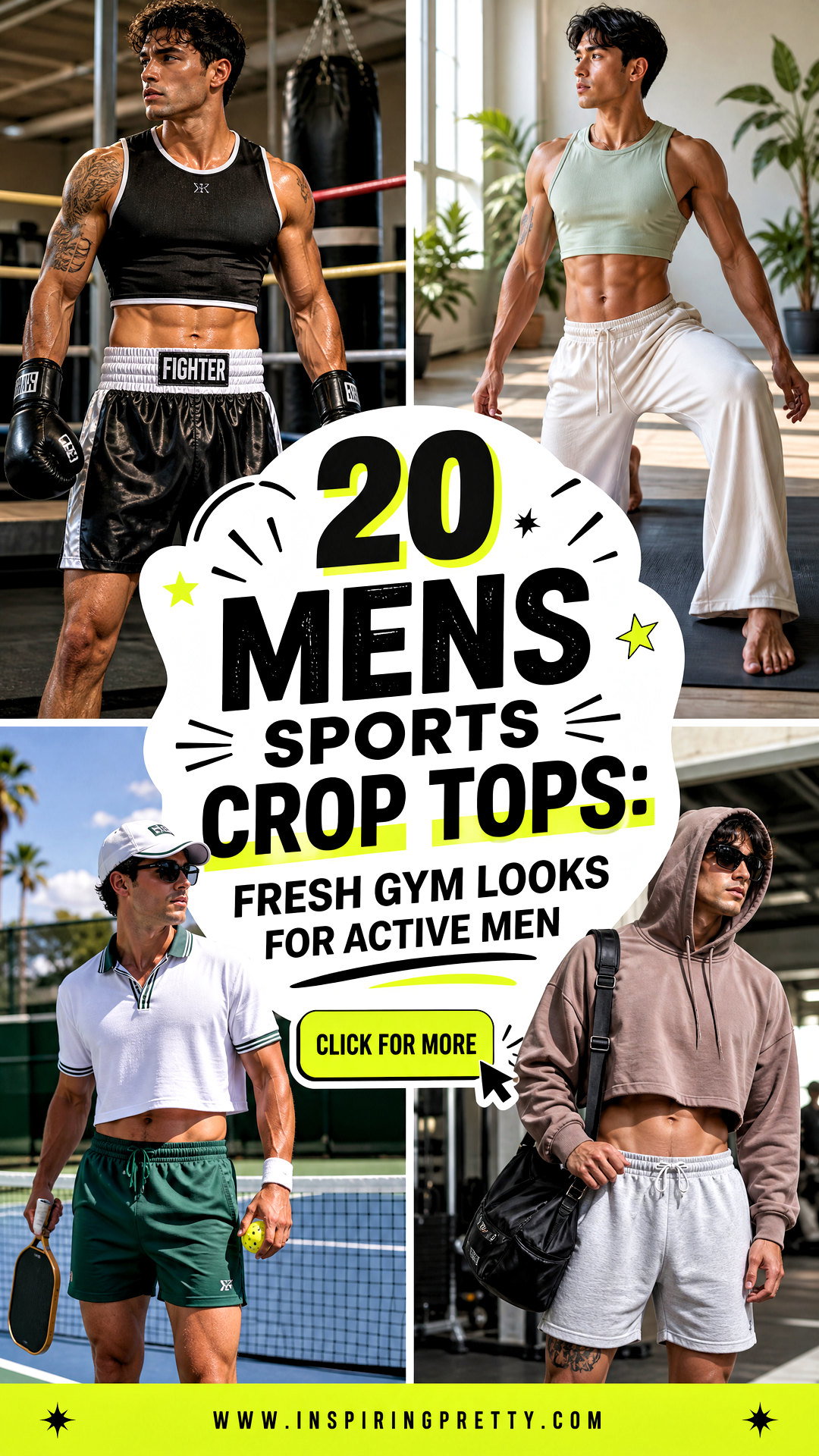 20 Mens Sports Crop Tops Fresh Gym Looks for Active Men - 20 Mens Sports Crop Tops: Fresh Gym Looks for Active Men