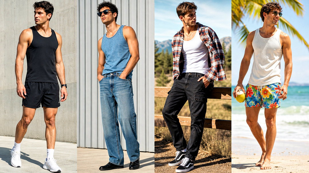 25 Men’s Tank Top Fashions for Fresh Summer Street Style