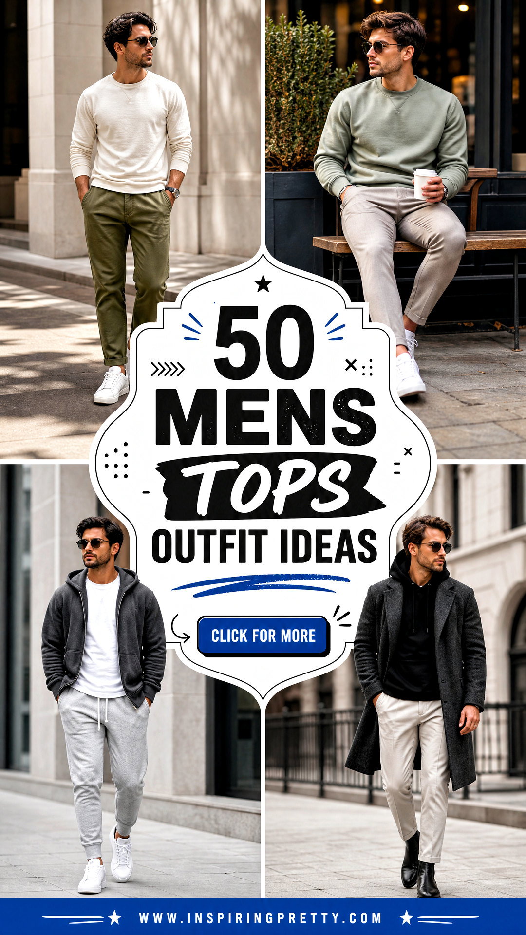 50 Mens Tops Outfit Ideas Easy Looks for Modern Style Today - 50 Mens Tops Outfit Ideas: Easy Looks for Modern Style Today