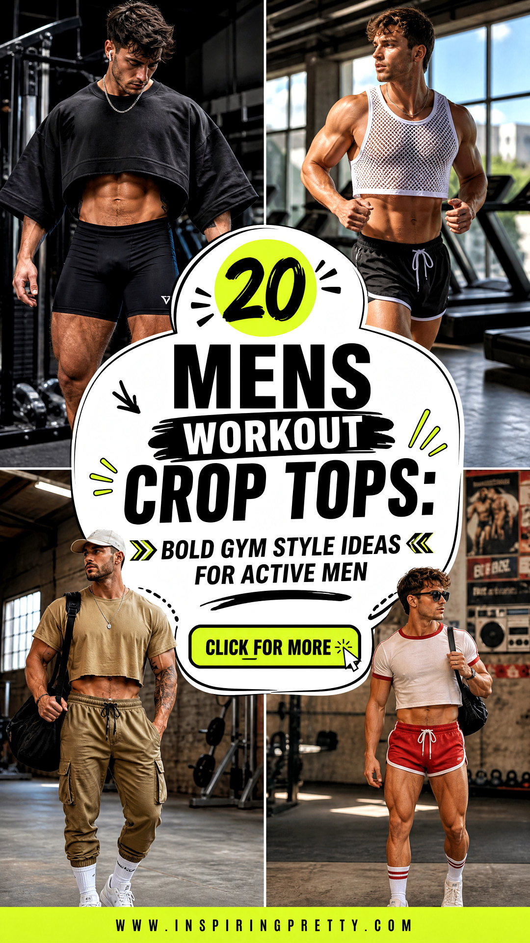 20 Mens Workout Crop Tops Bold Gym Style Ideas for Active Men - 20 Mens Workout Crop Tops: Bold Gym Style Ideas for Active Men