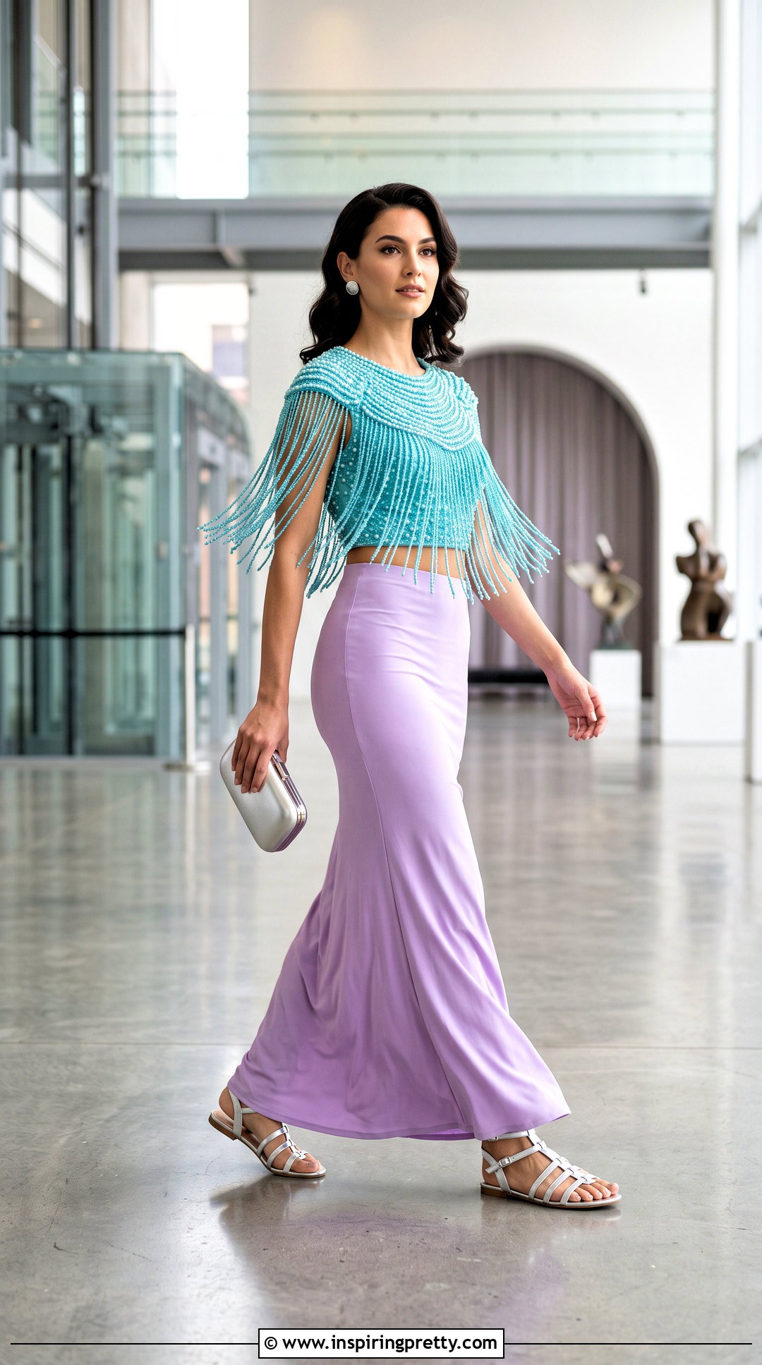 Mermaid Top With Pearl Fringe - 25 mermaid tops diy ideas