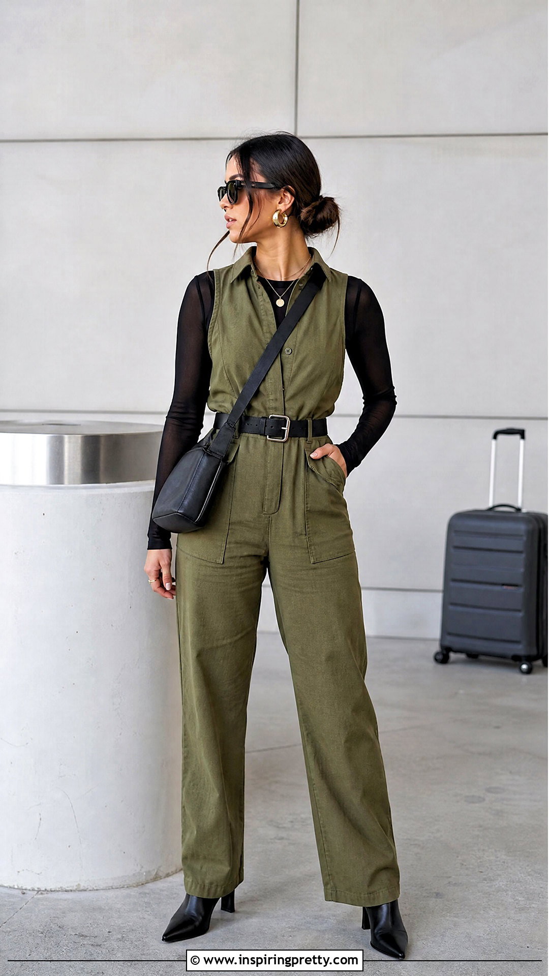 Mesh Long Sleeve Layering Top Under A Jumpsuit - 20 Mesh Long Sleeve Layering Top outfit ideas