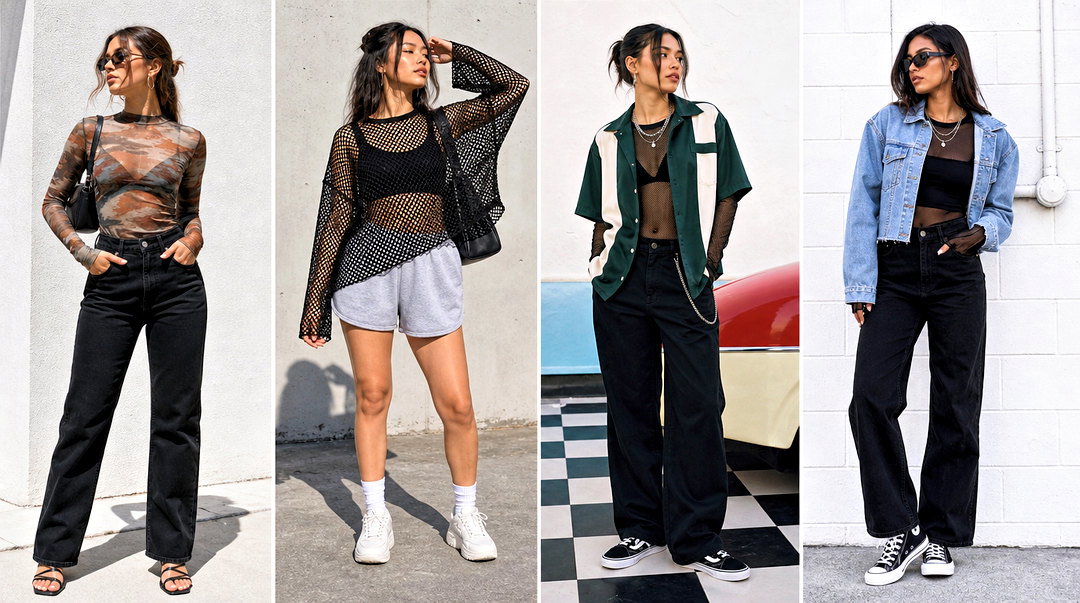 20 Mesh Long Sleeve Top Mens Fresh Layering Looks for 2025