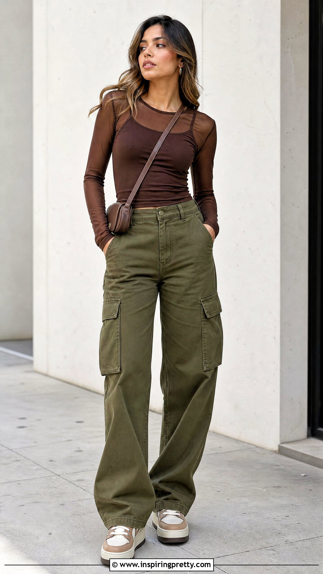 Mesh Long Sleeve Top With Cargo Pants - how to style mesh long sleeve top (25 ways)